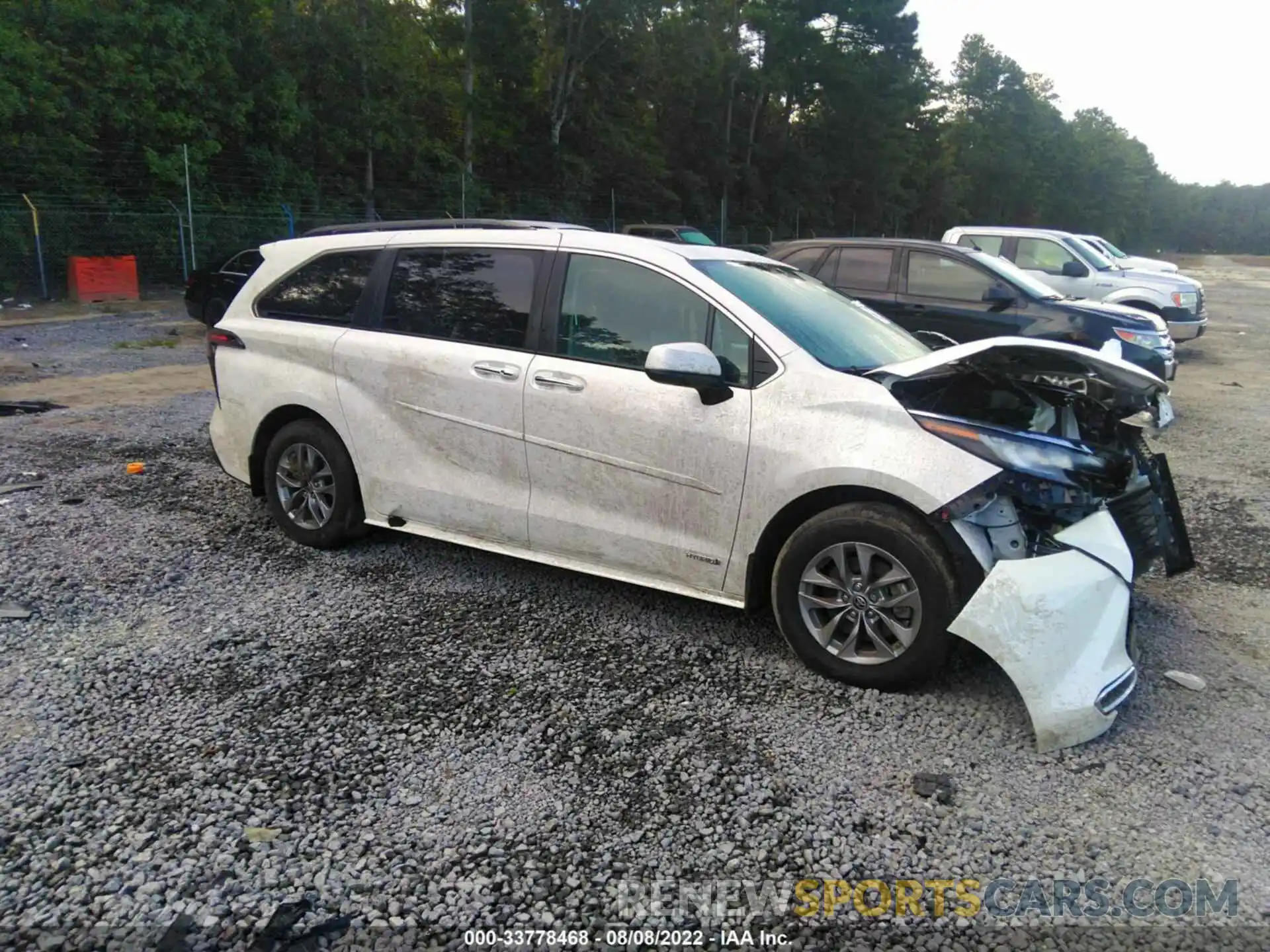 1 Photograph of a damaged car 5TDYSKFC0MS029124 TOYOTA SIENNA 2021