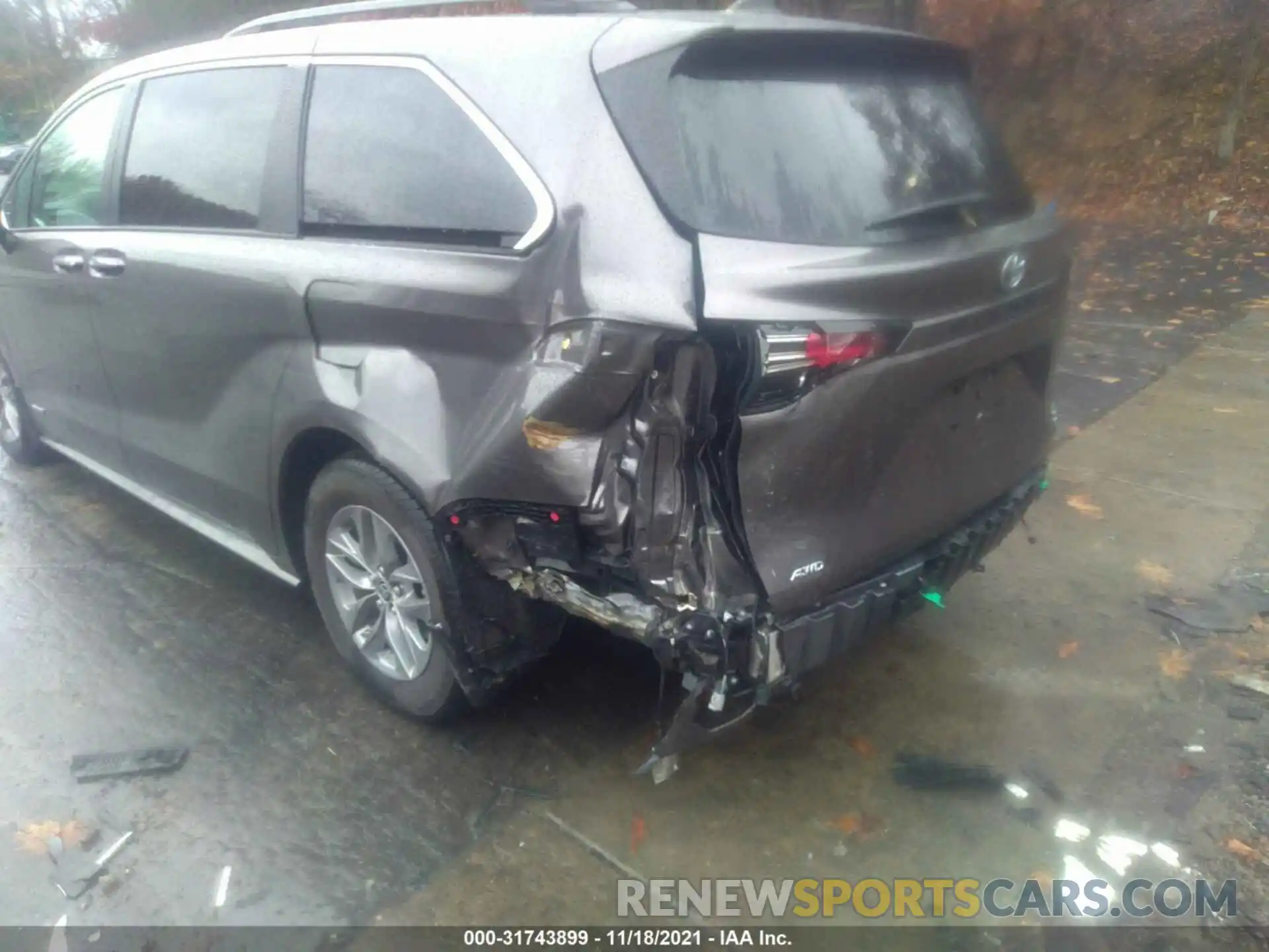 6 Photograph of a damaged car 5TDYSKFC1MS015829 TOYOTA SIENNA 2021