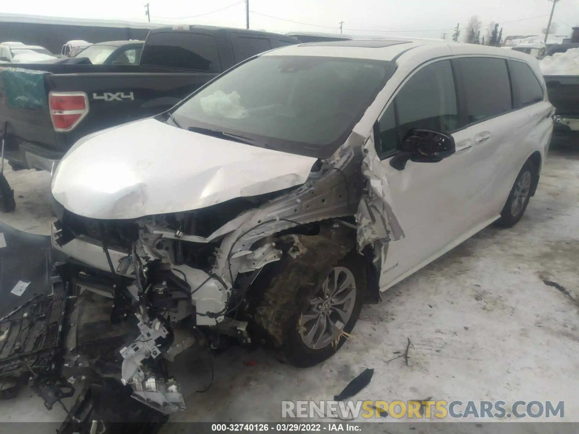 2 Photograph of a damaged car 5TDYSKFC3MS030817 TOYOTA SIENNA 2021