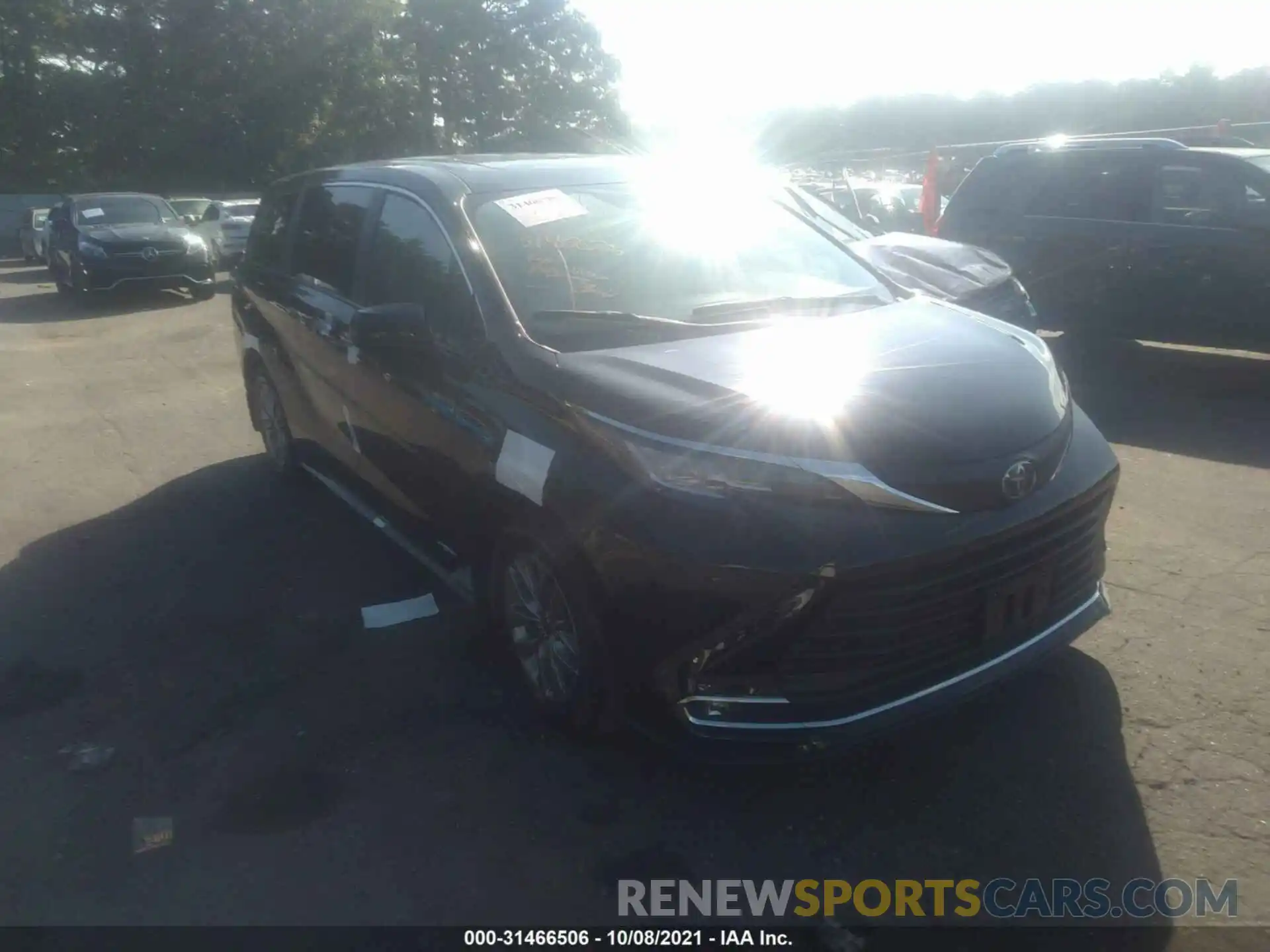 1 Photograph of a damaged car 5TDYSKFC4MS021737 TOYOTA SIENNA 2021