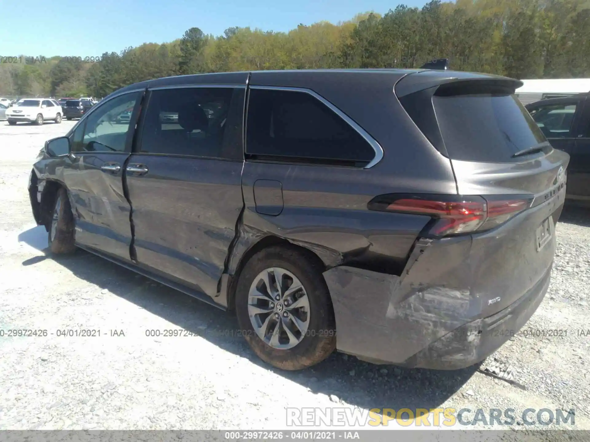 3 Photograph of a damaged car 5TDYSKFC5MS006745 TOYOTA SIENNA 2021