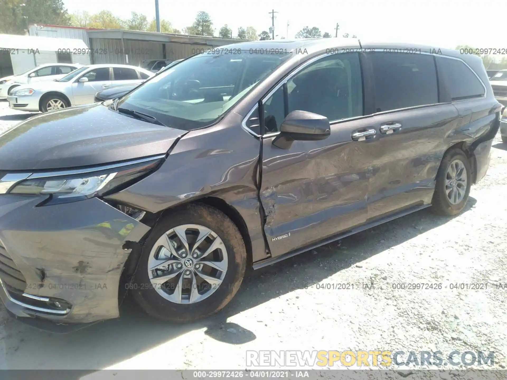 6 Photograph of a damaged car 5TDYSKFC5MS006745 TOYOTA SIENNA 2021