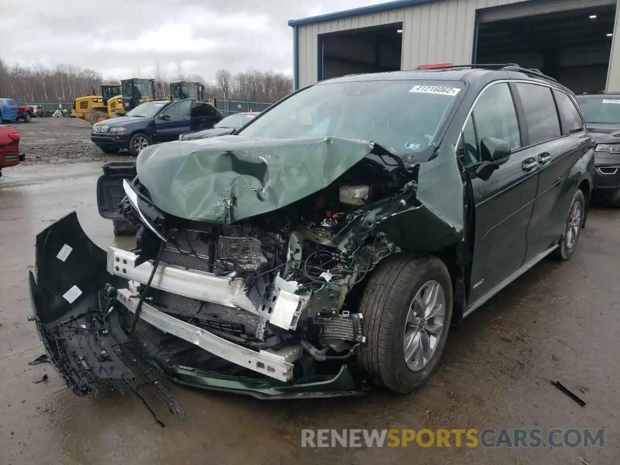 2 Photograph of a damaged car 5TDYSKFC5MS039132 TOYOTA SIENNA 2021