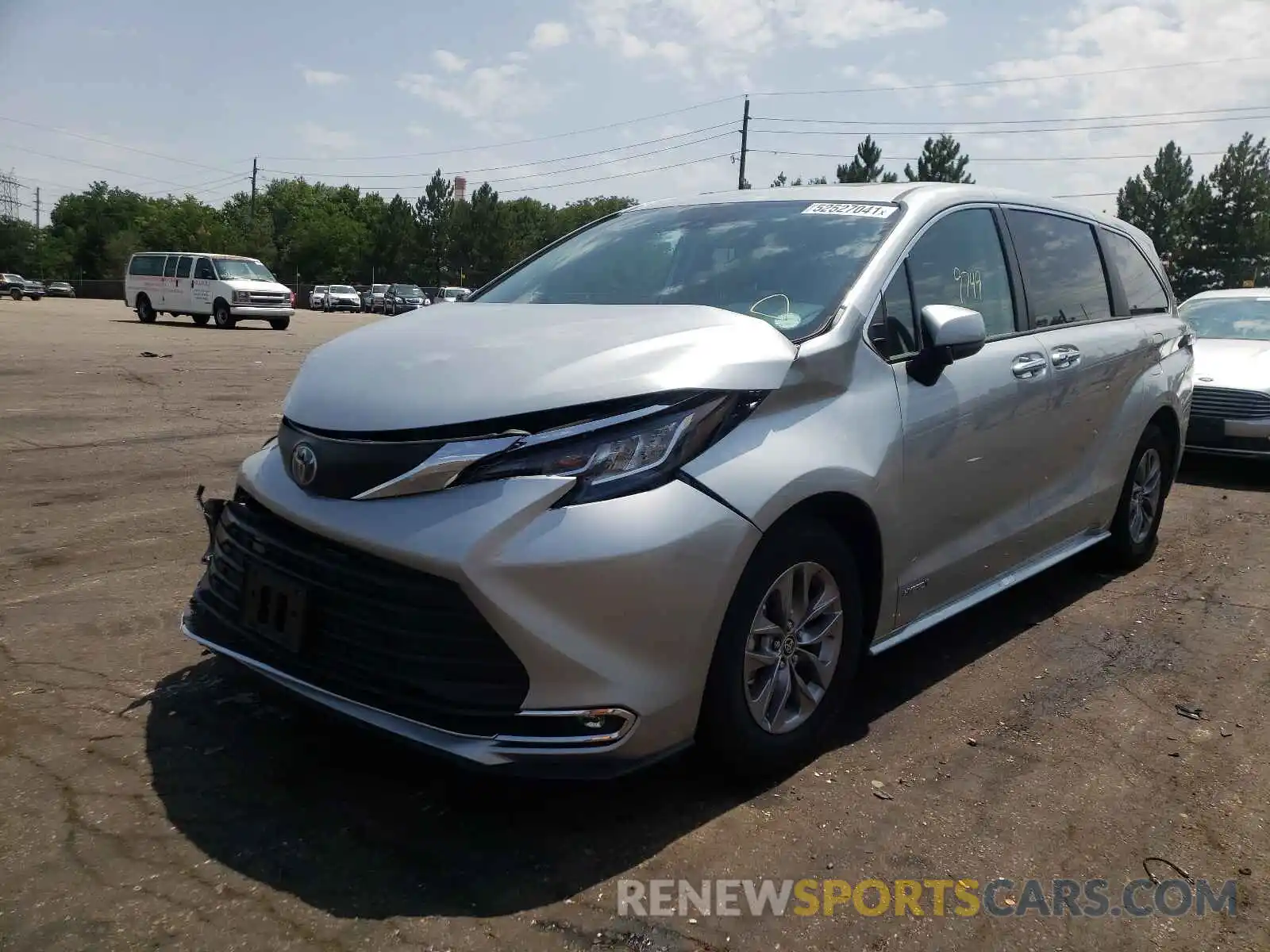 2 Photograph of a damaged car 5TDYSKFC6MS015924 TOYOTA SIENNA 2021