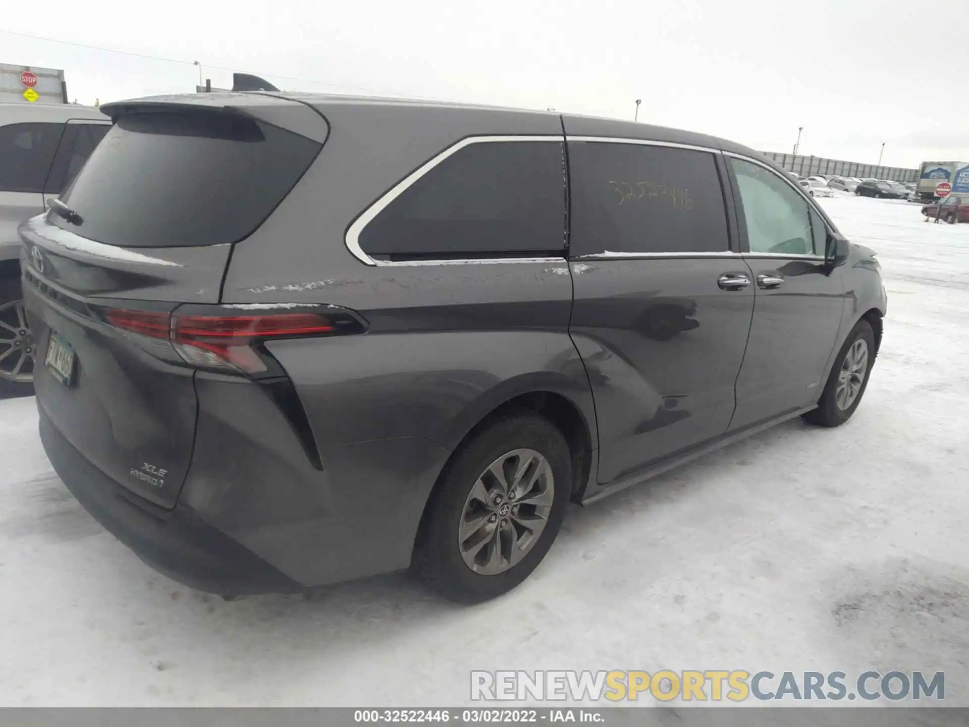 4 Фотография поврежденного автомобиля 5TDYSKFC7MS009548 TOYOTA SIENNA 2021