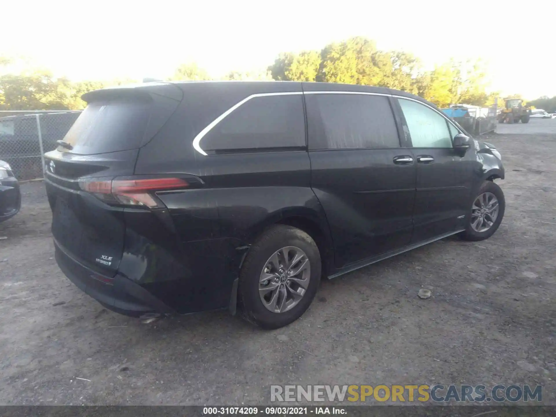 4 Фотография поврежденного автомобиля 5TDYSKFC7MS020517 TOYOTA SIENNA 2021