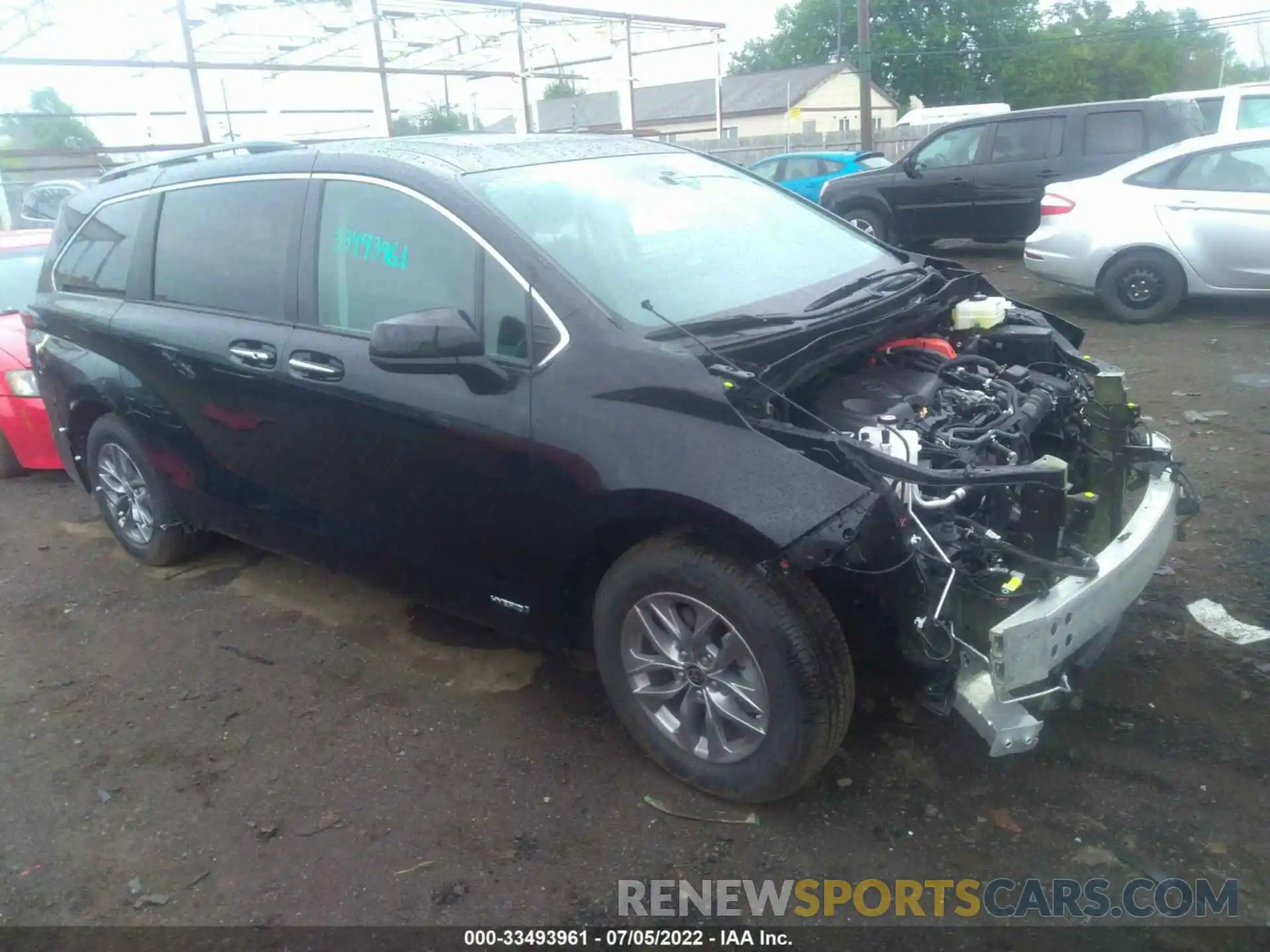 1 Photograph of a damaged car 5TDYSKFC7MS039939 TOYOTA SIENNA 2021