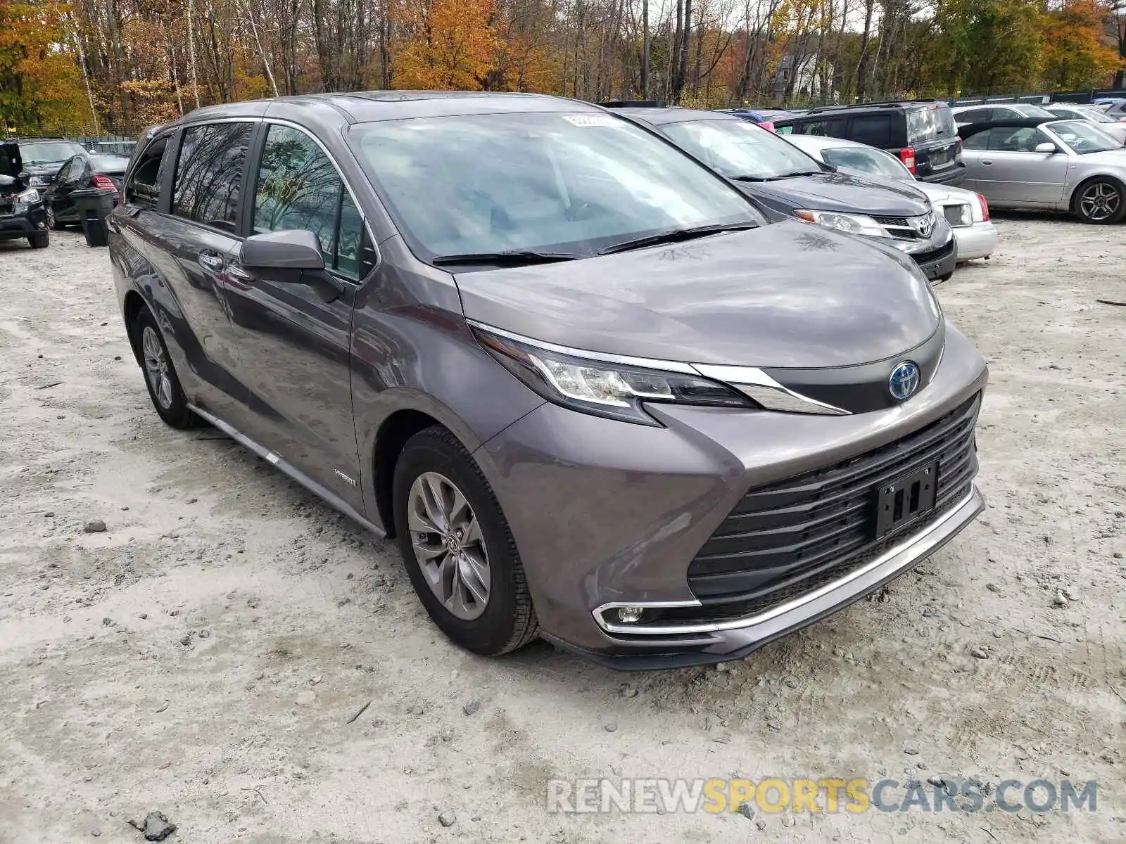 1 Photograph of a damaged car 5TDYSKFC8MS013494 TOYOTA SIENNA 2021