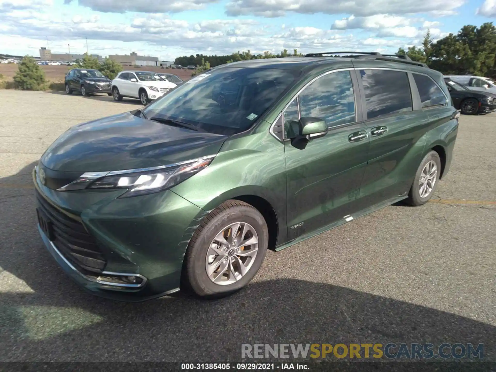 2 Photograph of a damaged car 5TDYSKFC8MS034734 TOYOTA SIENNA 2021