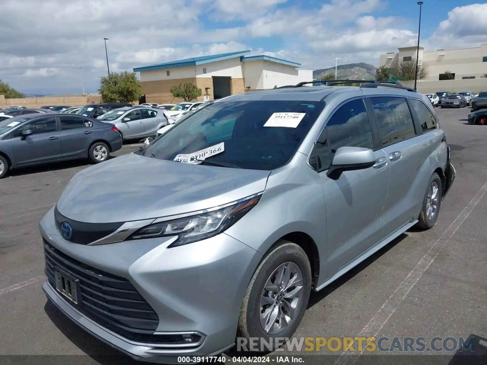 2 Photograph of a damaged car 5TDYSKFC8MS040033 TOYOTA SIENNA 2021