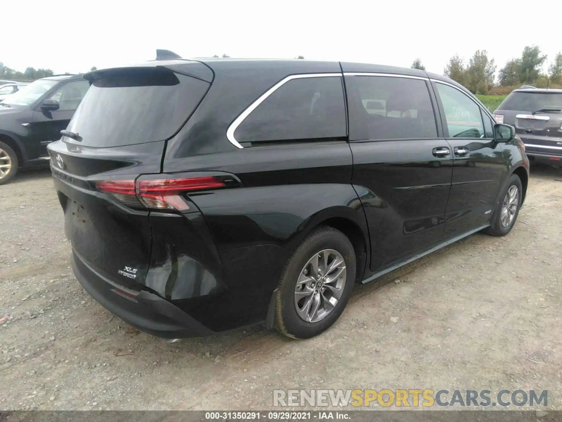 4 Фотография поврежденного автомобиля 5TDYSKFC9MS024312 TOYOTA SIENNA 2021