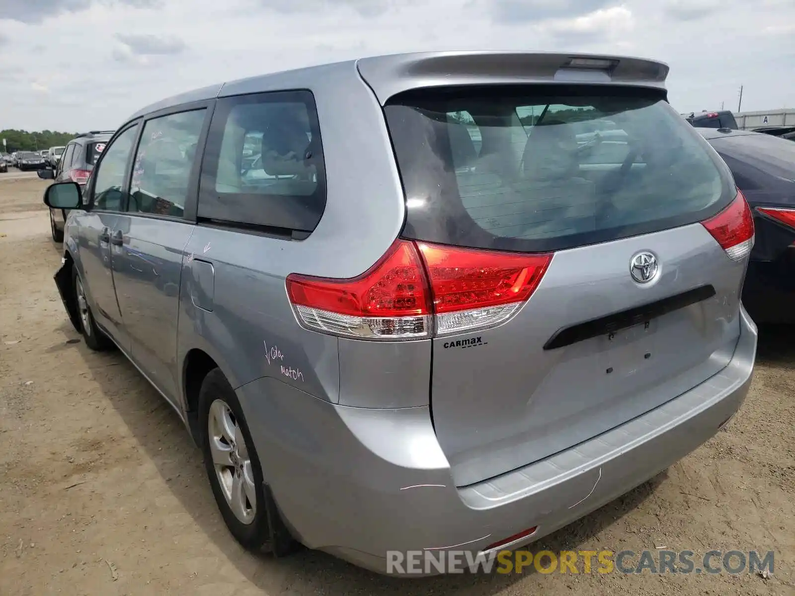 3 Photograph of a damaged car 5TDZK3DC6ES502832 TOYOTA SIENNA 2021