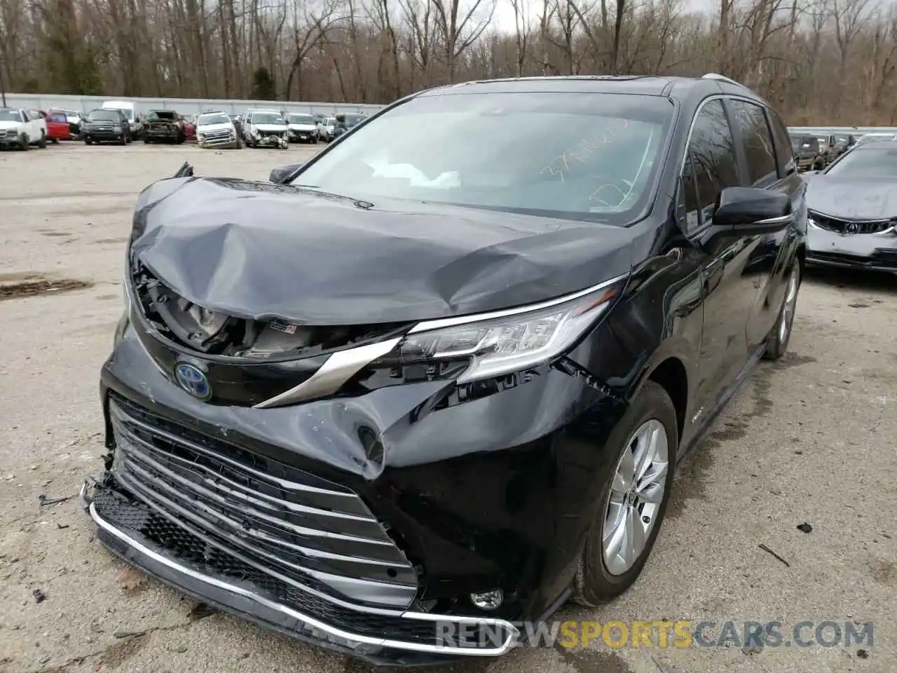 2 Фотография поврежденного автомобиля 5TDZRKEC0MS062089 TOYOTA SIENNA 2021