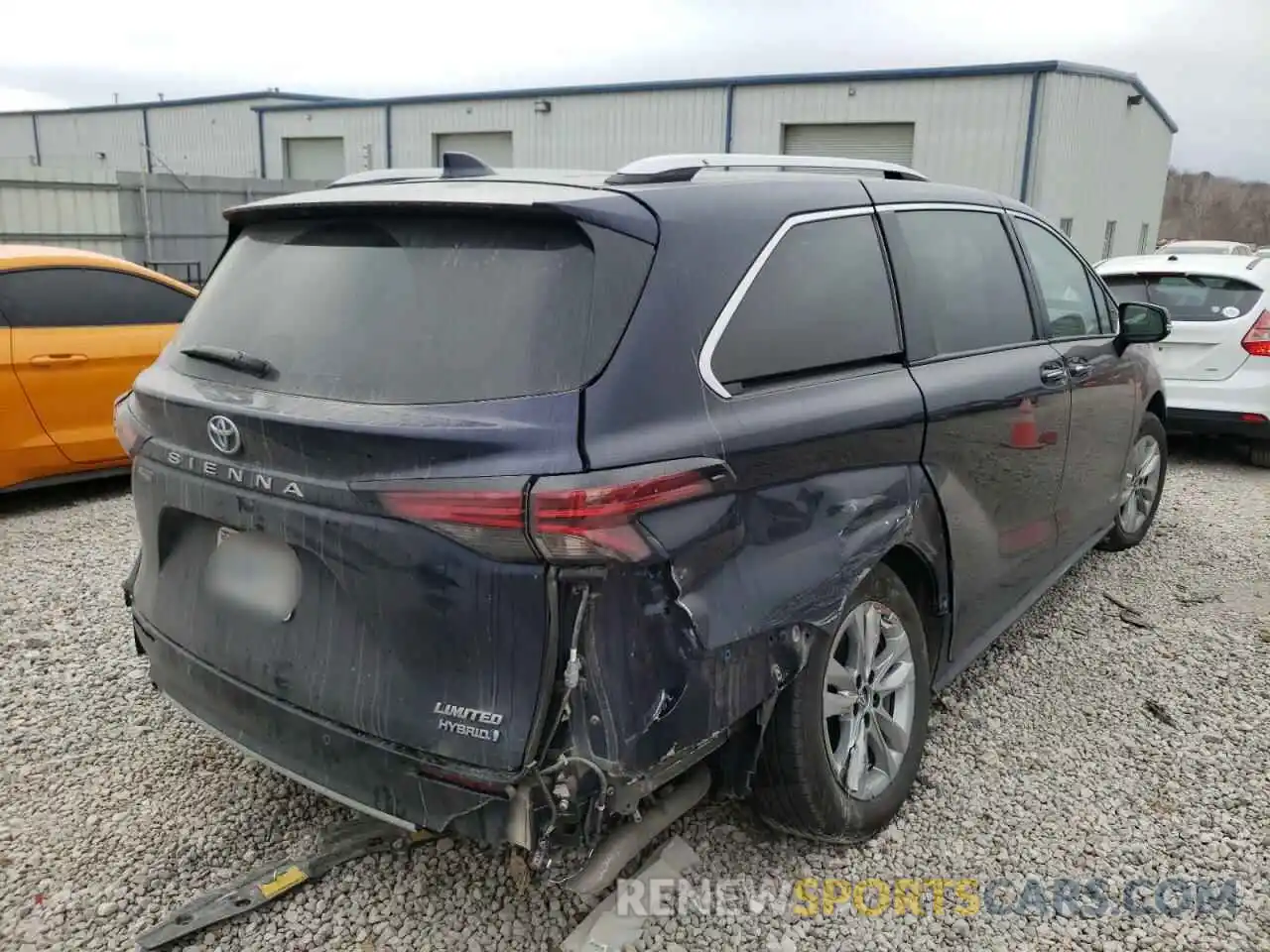 4 Фотография поврежденного автомобиля 5TDZRKEC2MS009894 TOYOTA SIENNA 2021