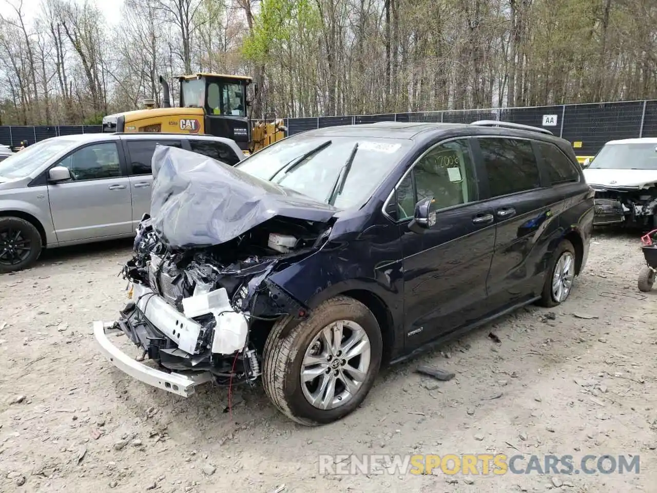 2 Фотография поврежденного автомобиля 5TDZRKECXMS023459 TOYOTA SIENNA 2021