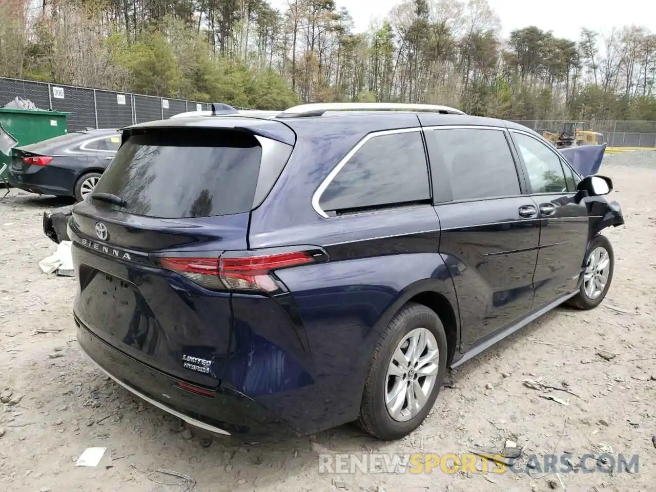 4 Фотография поврежденного автомобиля 5TDZRKECXMS023459 TOYOTA SIENNA 2021