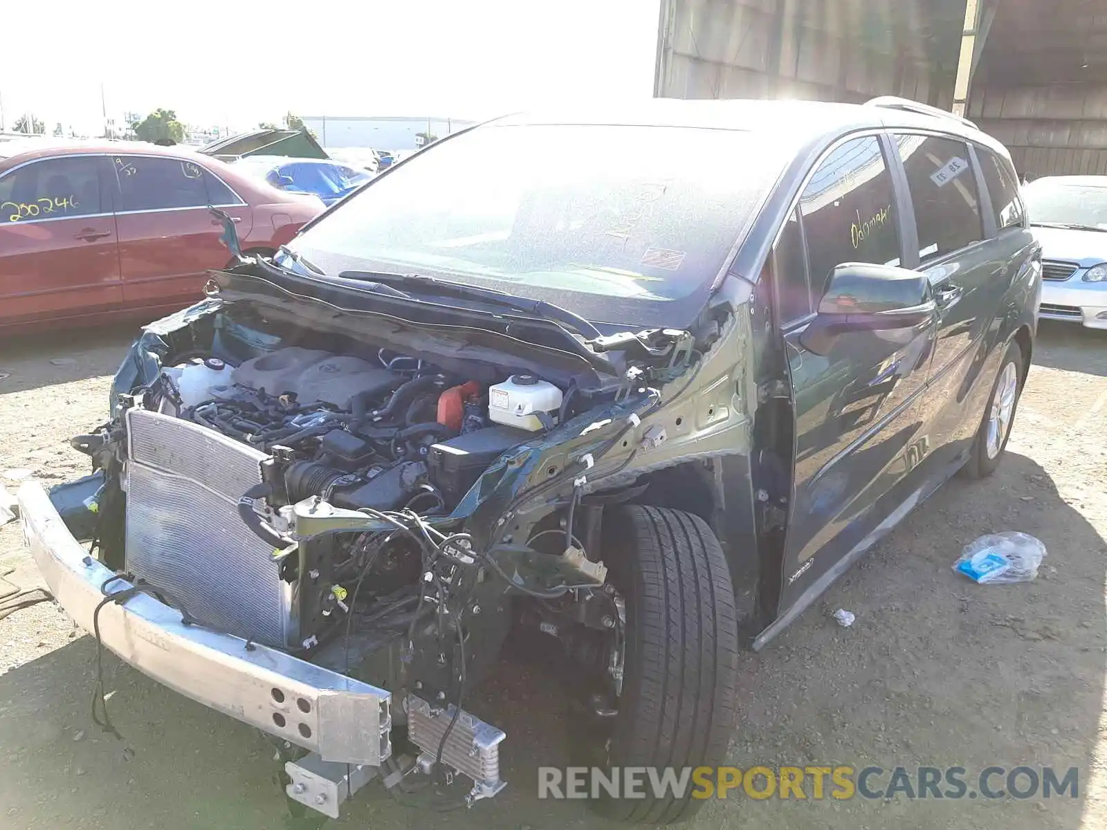 2 Photograph of a damaged car 5TDZSKFC0MS002901 TOYOTA SIENNA 2021