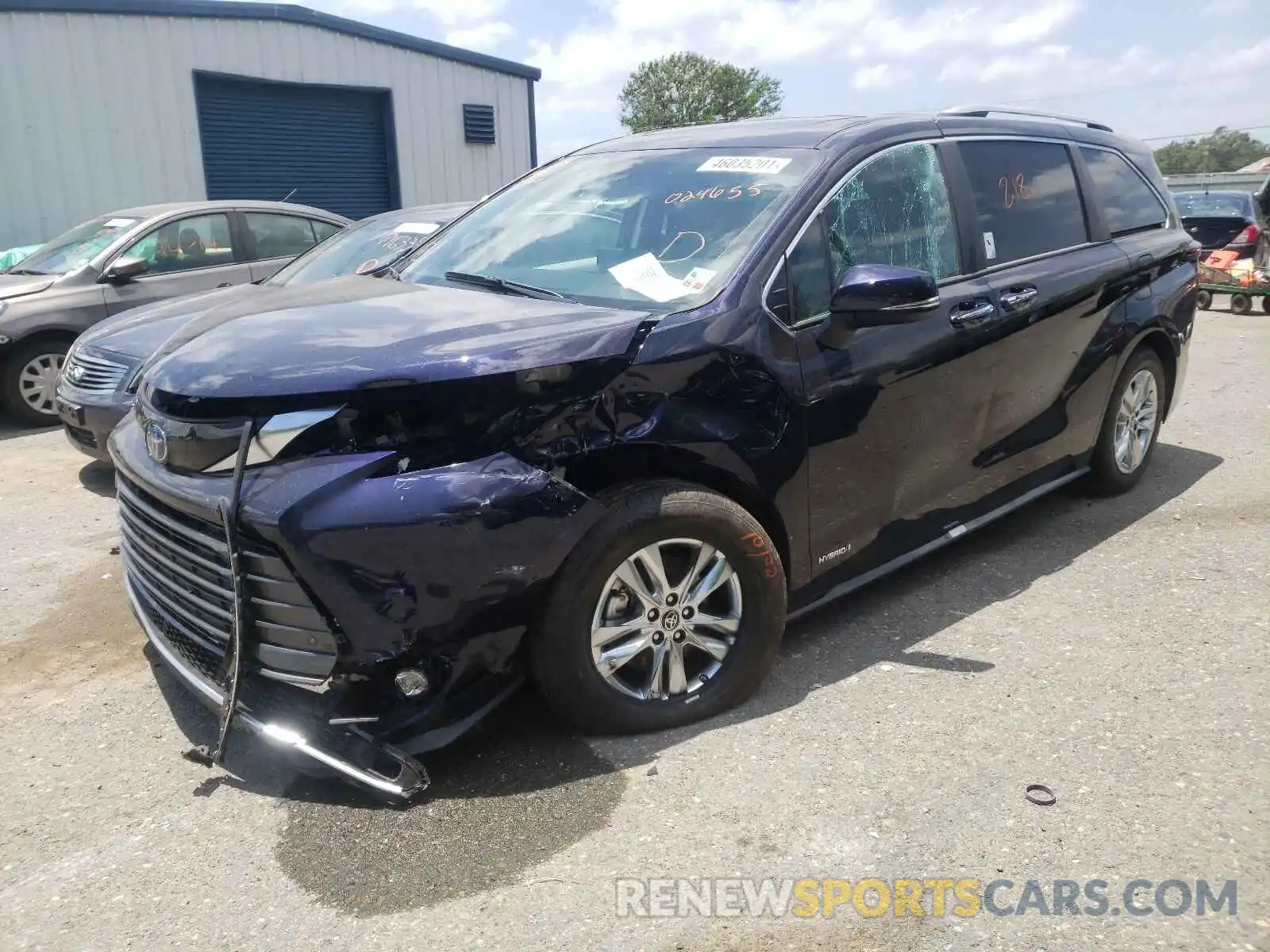 2 Photograph of a damaged car 5TDZSKFC0MS024655 TOYOTA SIENNA 2021