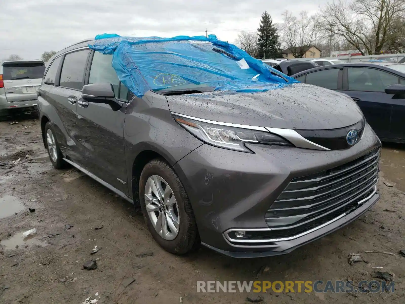 1 Фотография поврежденного автомобиля 5TDZSKFC1MS008657 TOYOTA SIENNA 2021