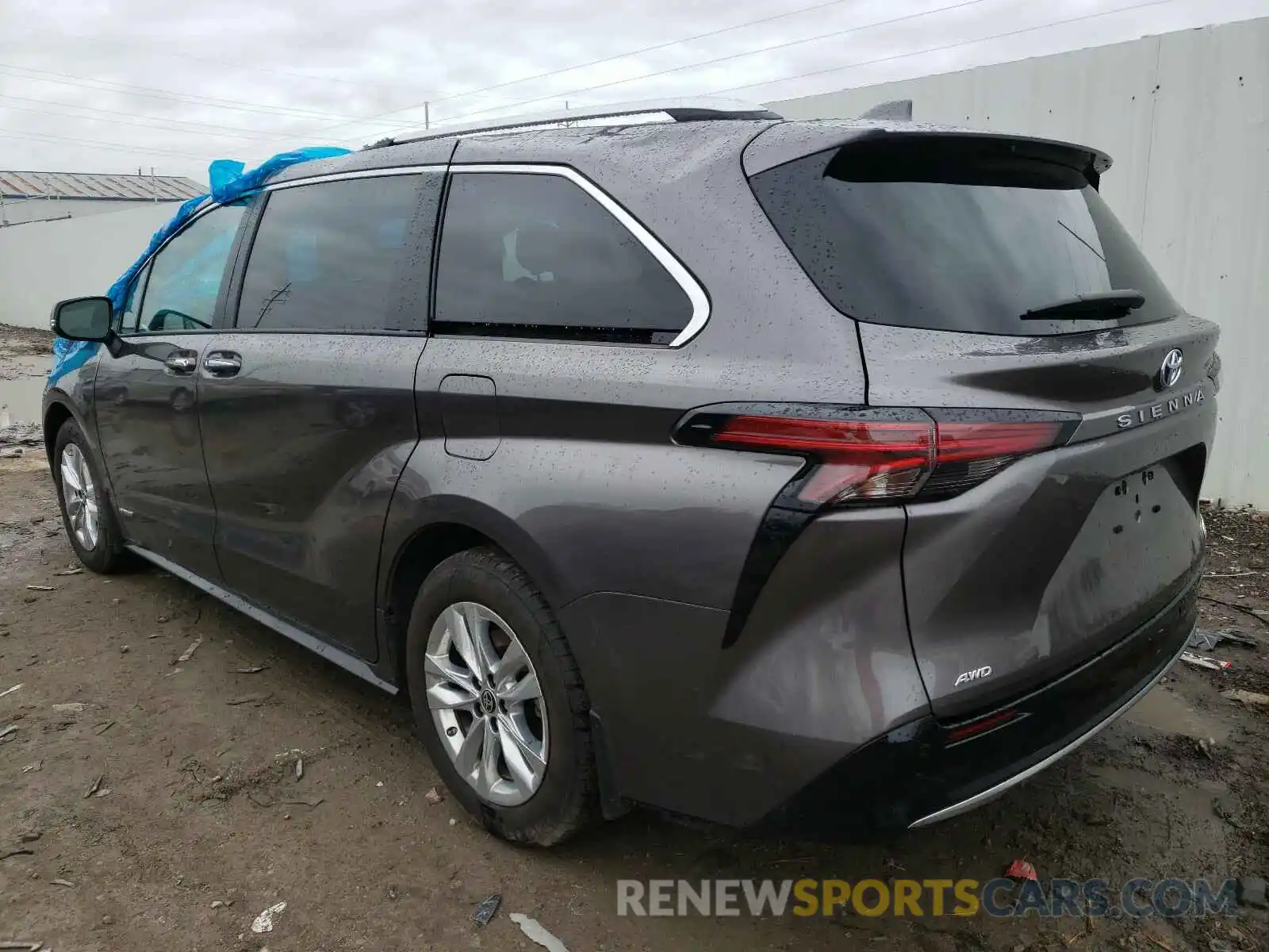 3 Фотография поврежденного автомобиля 5TDZSKFC1MS008657 TOYOTA SIENNA 2021