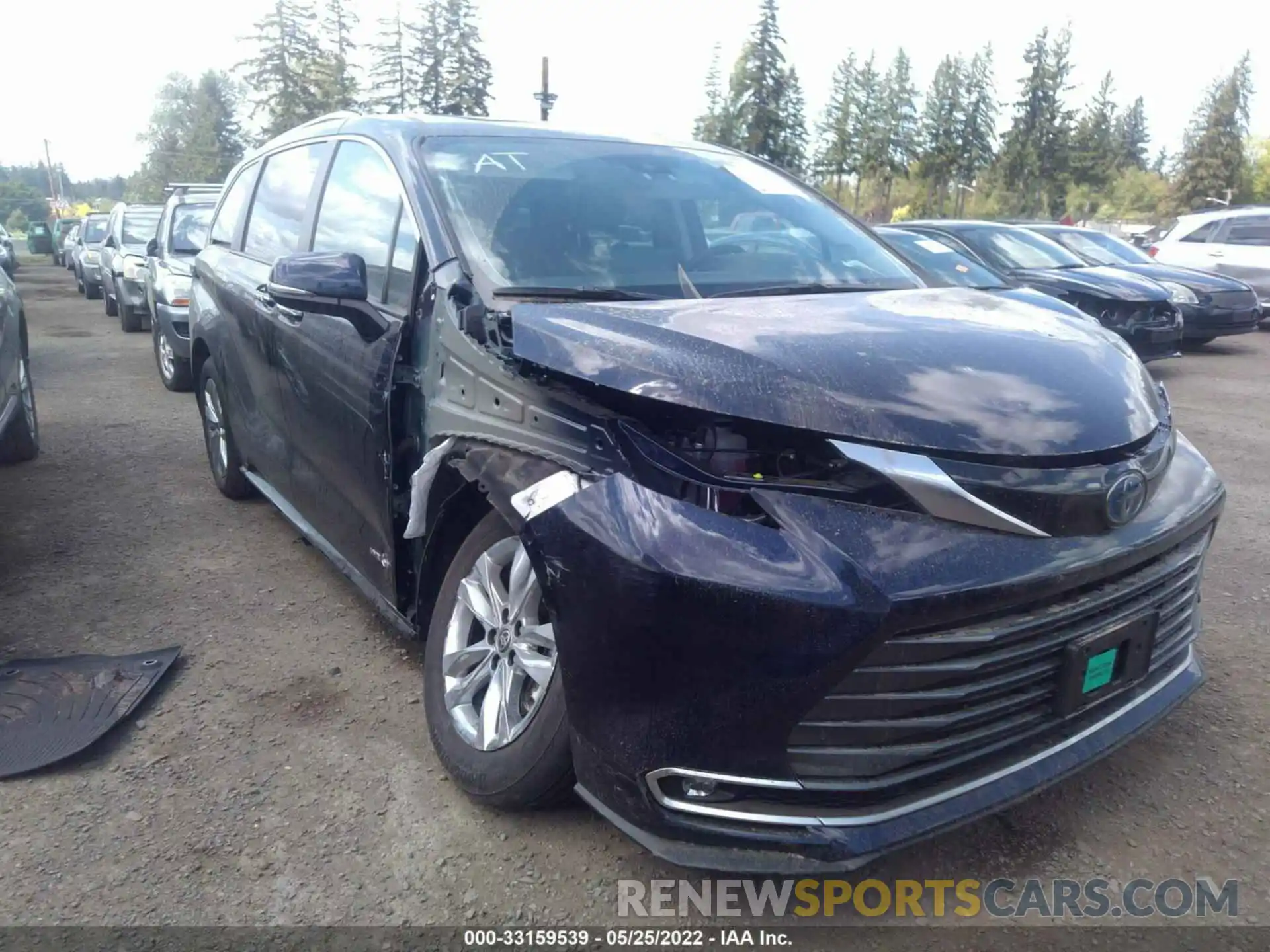 1 Фотография поврежденного автомобиля 5TDZSKFC1MS020288 TOYOTA SIENNA 2021