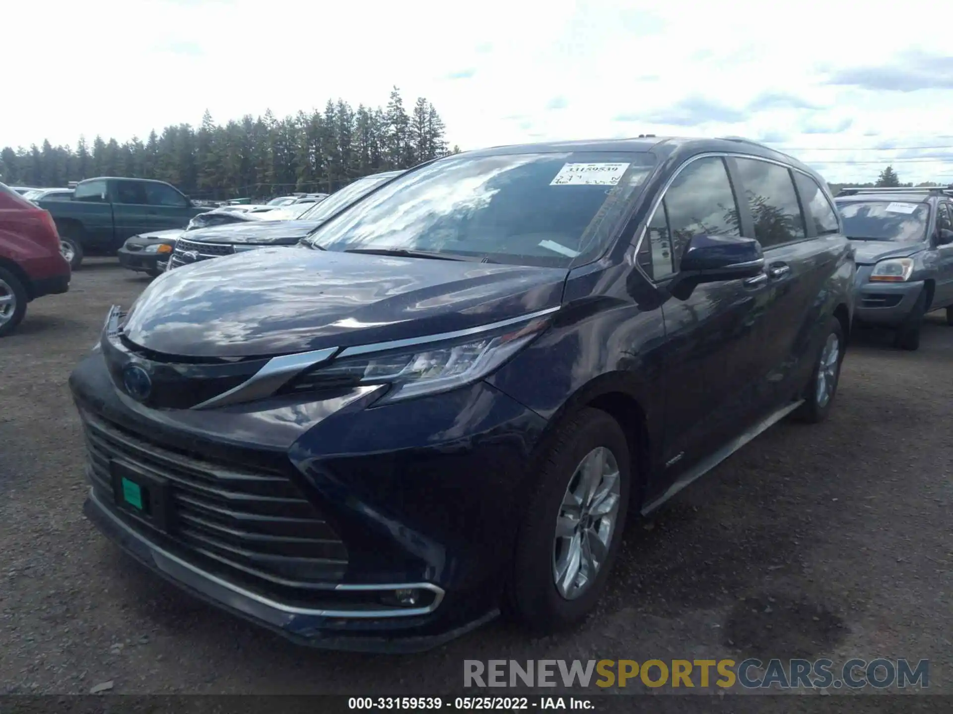 2 Photograph of a damaged car 5TDZSKFC1MS020288 TOYOTA SIENNA 2021