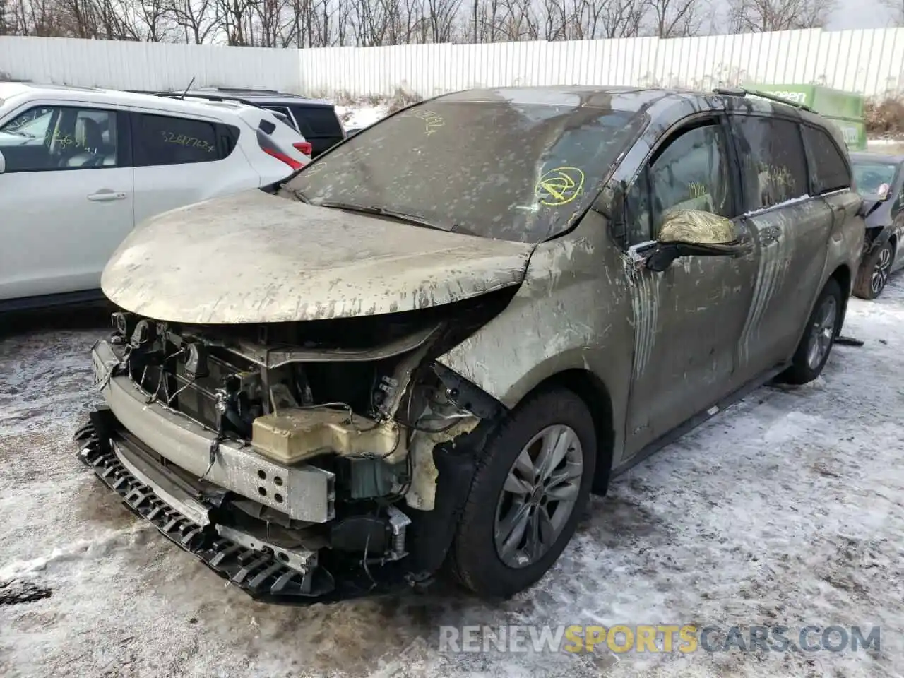 2 Photograph of a damaged car 5TDZSKFC3MS034631 TOYOTA SIENNA 2021