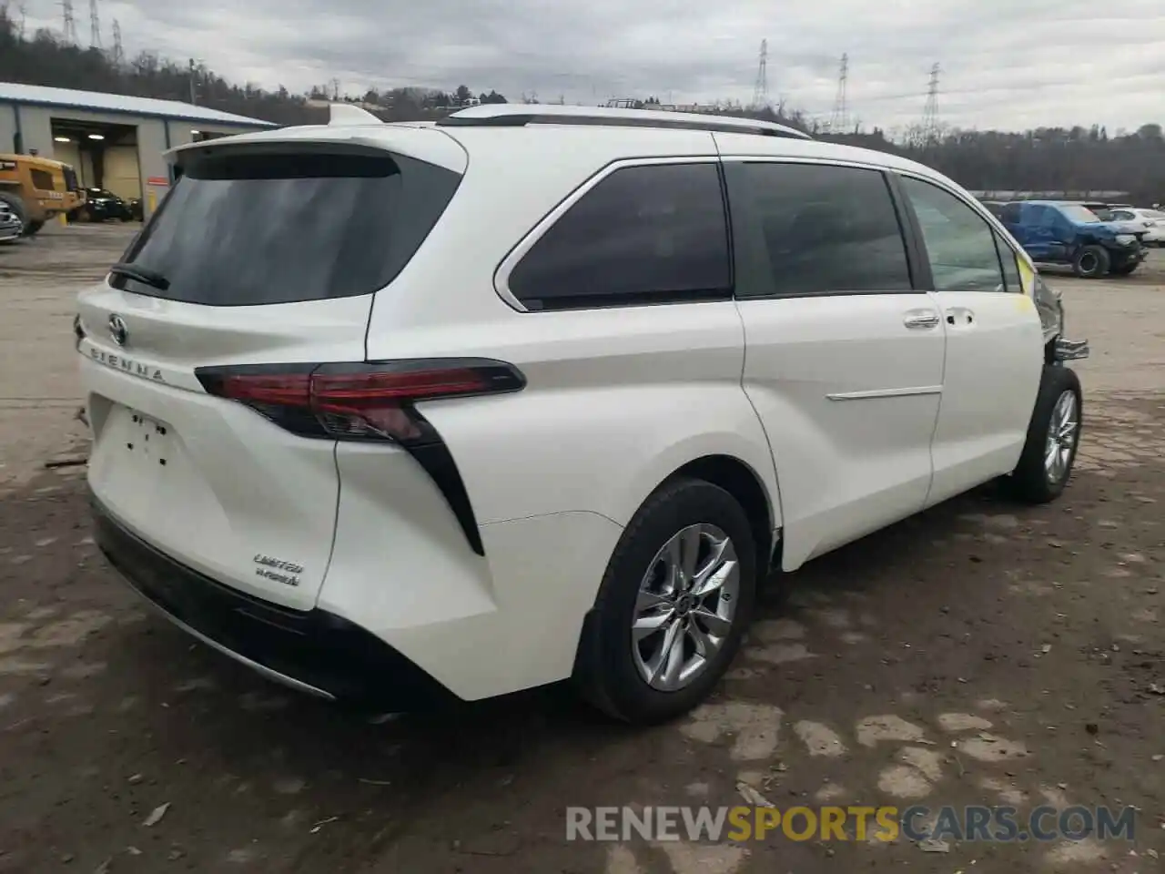 4 Фотография поврежденного автомобиля 5TDZSKFC5MS014851 TOYOTA SIENNA 2021