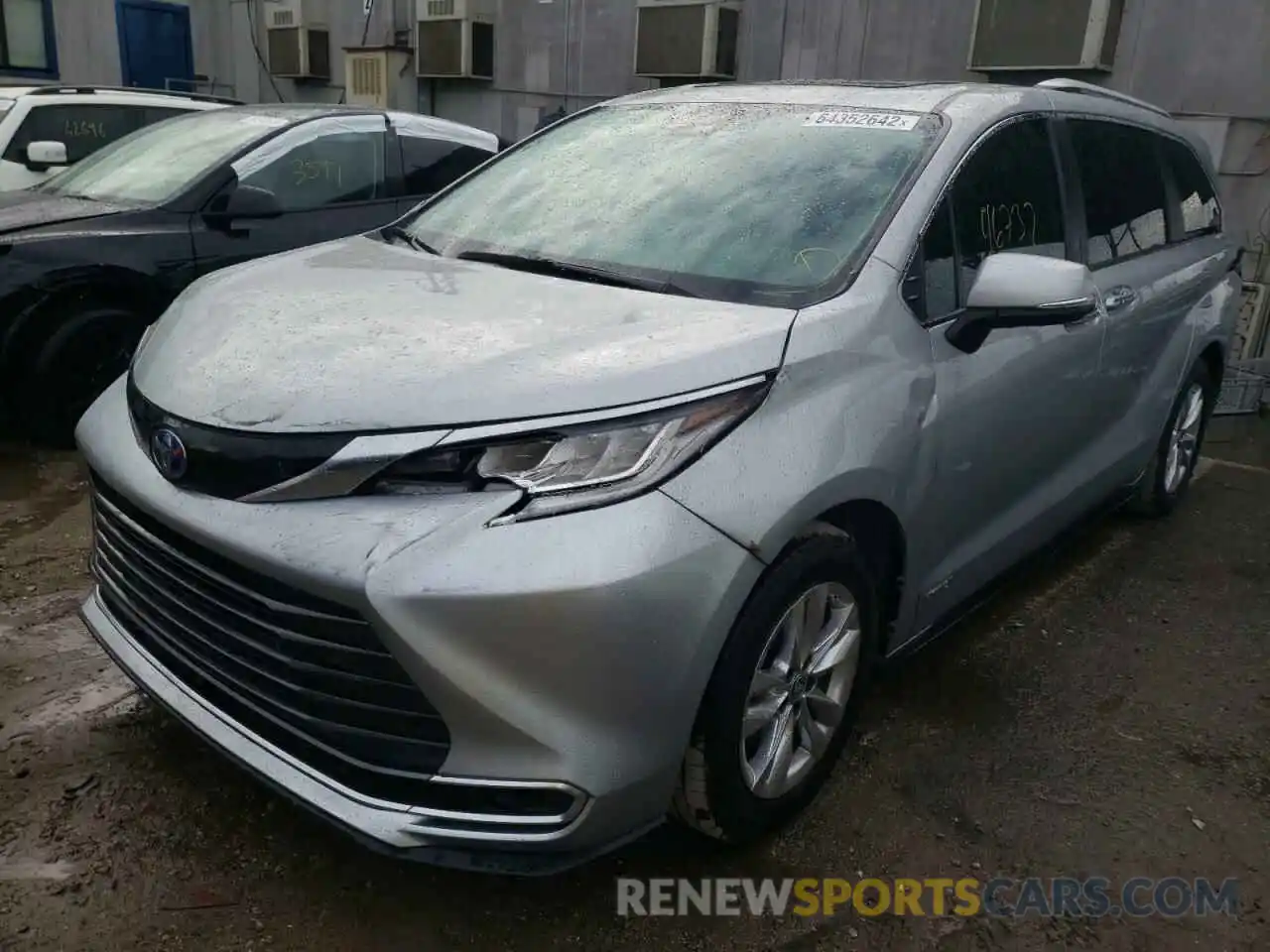 2 Фотография поврежденного автомобиля 5TDZSKFC6MS003213 TOYOTA SIENNA 2021