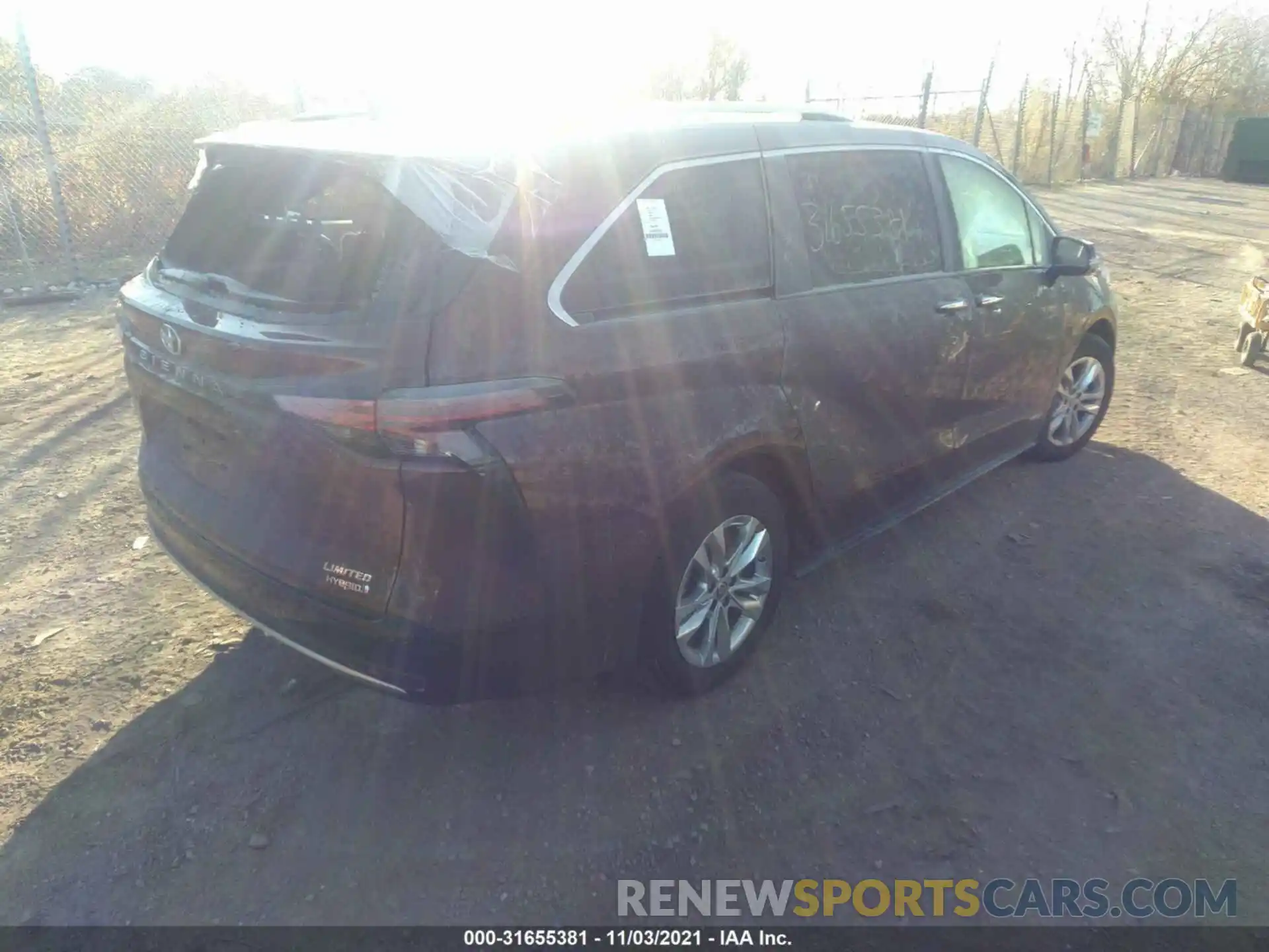 4 Фотография поврежденного автомобиля 5TDZSKFC6MS016723 TOYOTA SIENNA 2021