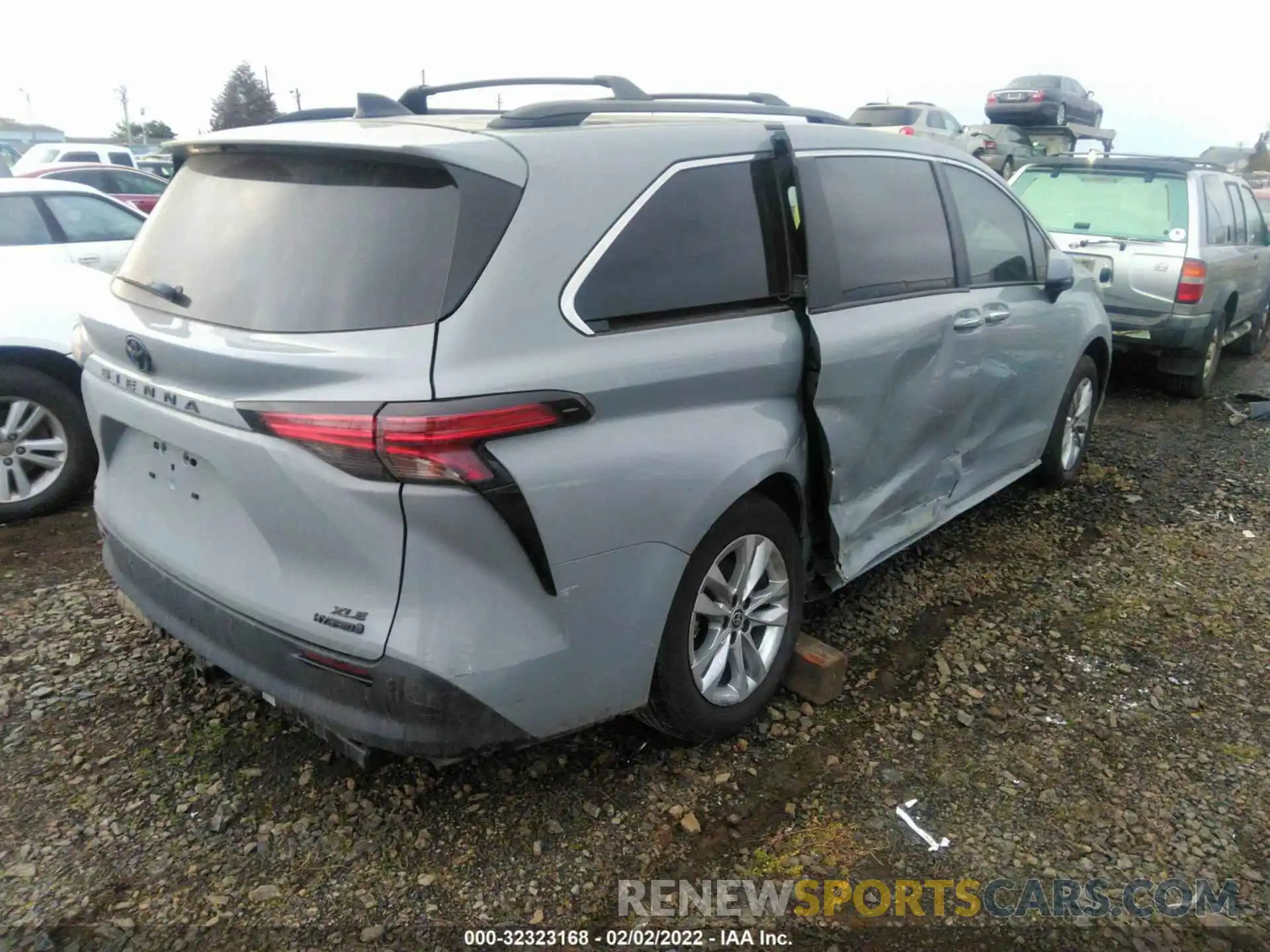 4 Фотография поврежденного автомобиля 5TDASKFC8NS043517 TOYOTA SIENNA 2022