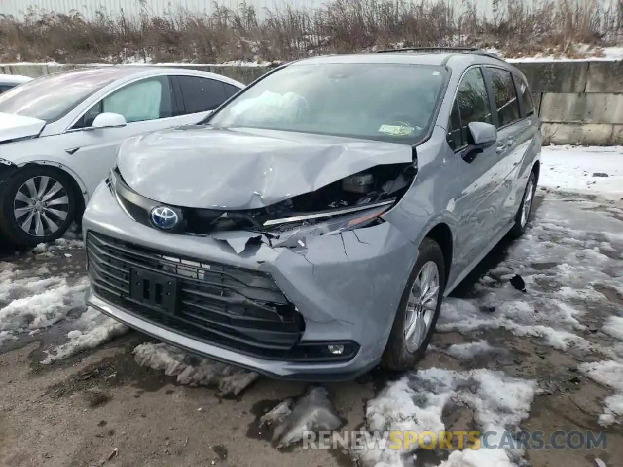 2 Фотография поврежденного автомобиля 5TDASKFCXNS043020 TOYOTA SIENNA 2022