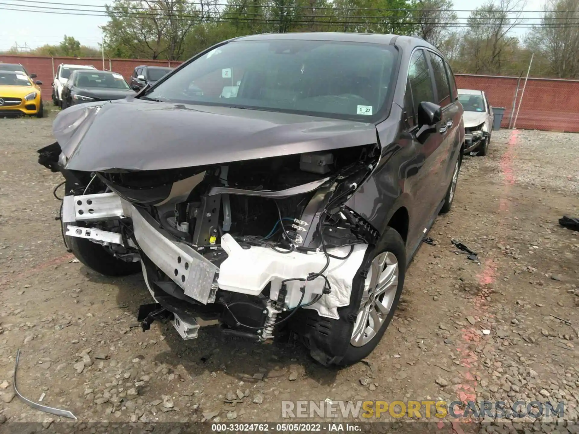 2 Photograph of a damaged car 5TDDSKFC0NS052192 TOYOTA SIENNA 2022