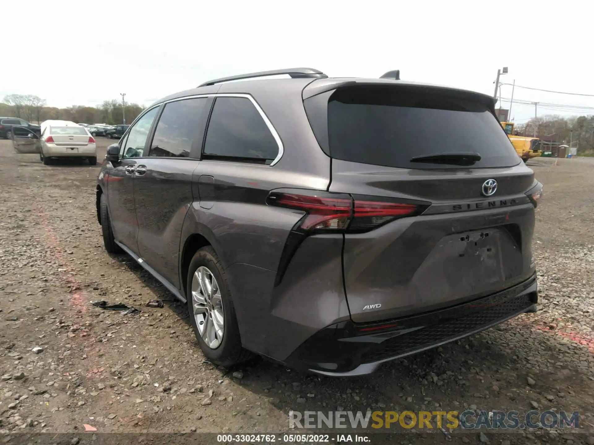 3 Фотография поврежденного автомобиля 5TDDSKFC0NS052192 TOYOTA SIENNA 2022