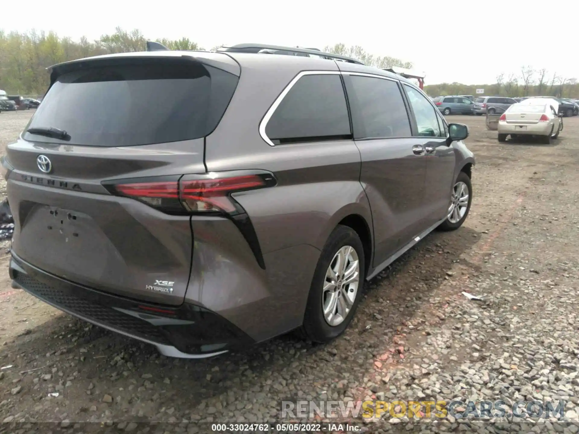 4 Фотография поврежденного автомобиля 5TDDSKFC0NS052192 TOYOTA SIENNA 2022