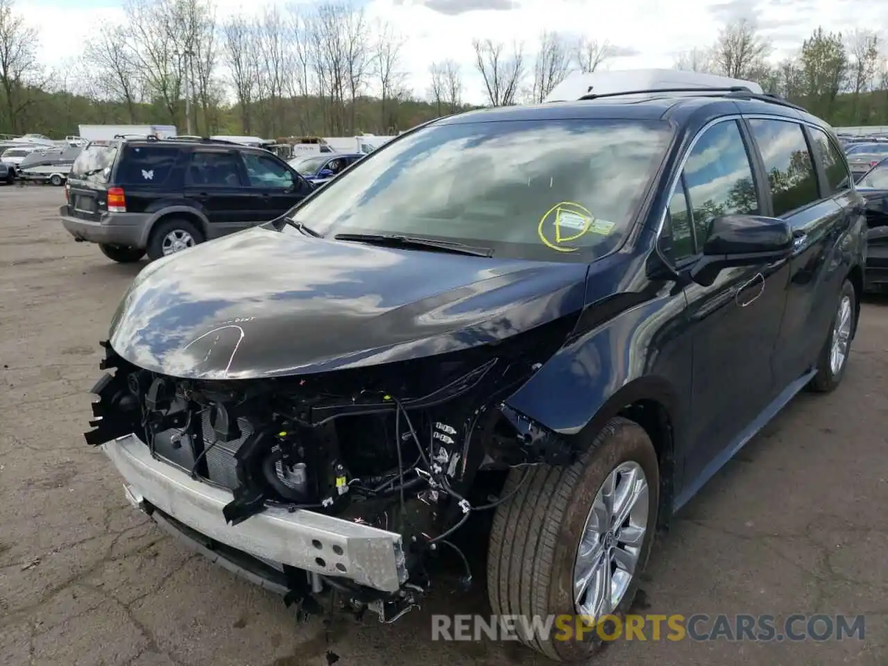 2 Photograph of a damaged car 5TDDSKFC3NS052820 TOYOTA SIENNA 2022