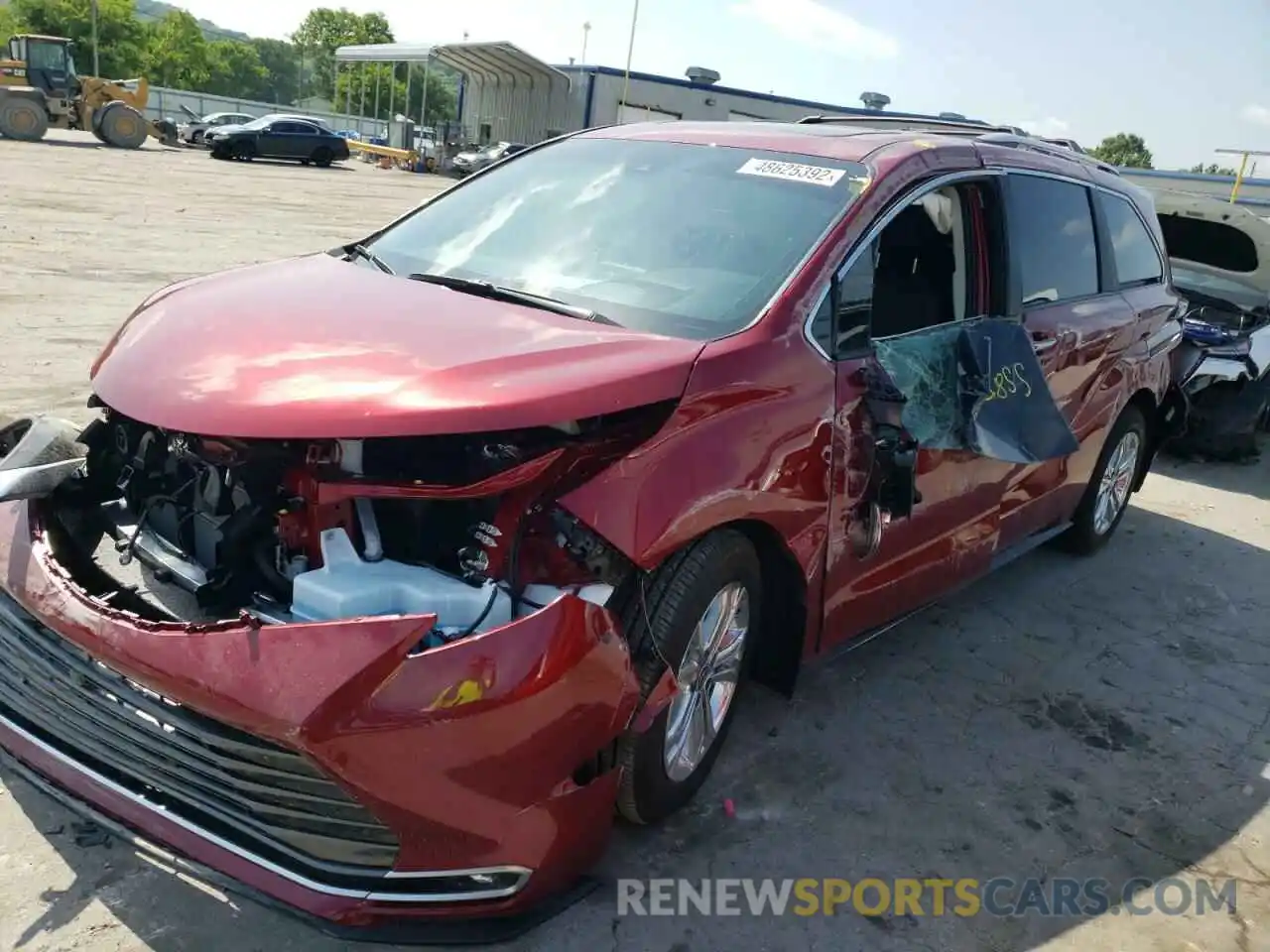 2 Photograph of a damaged car 5TDESKFC6NS055778 TOYOTA SIENNA 2022