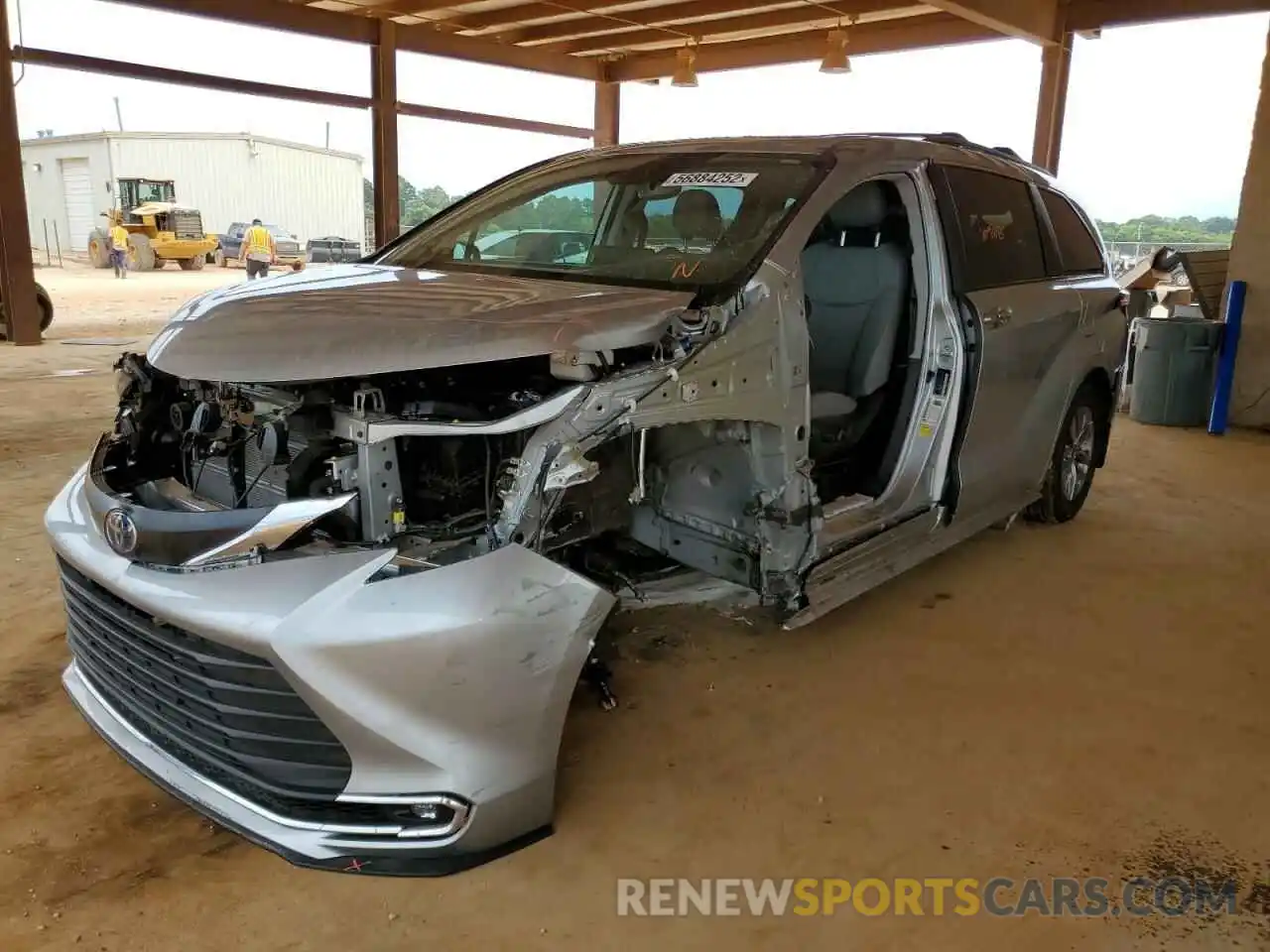 2 Photograph of a damaged car 5TDJRKEC0NS095771 TOYOTA SIENNA 2022