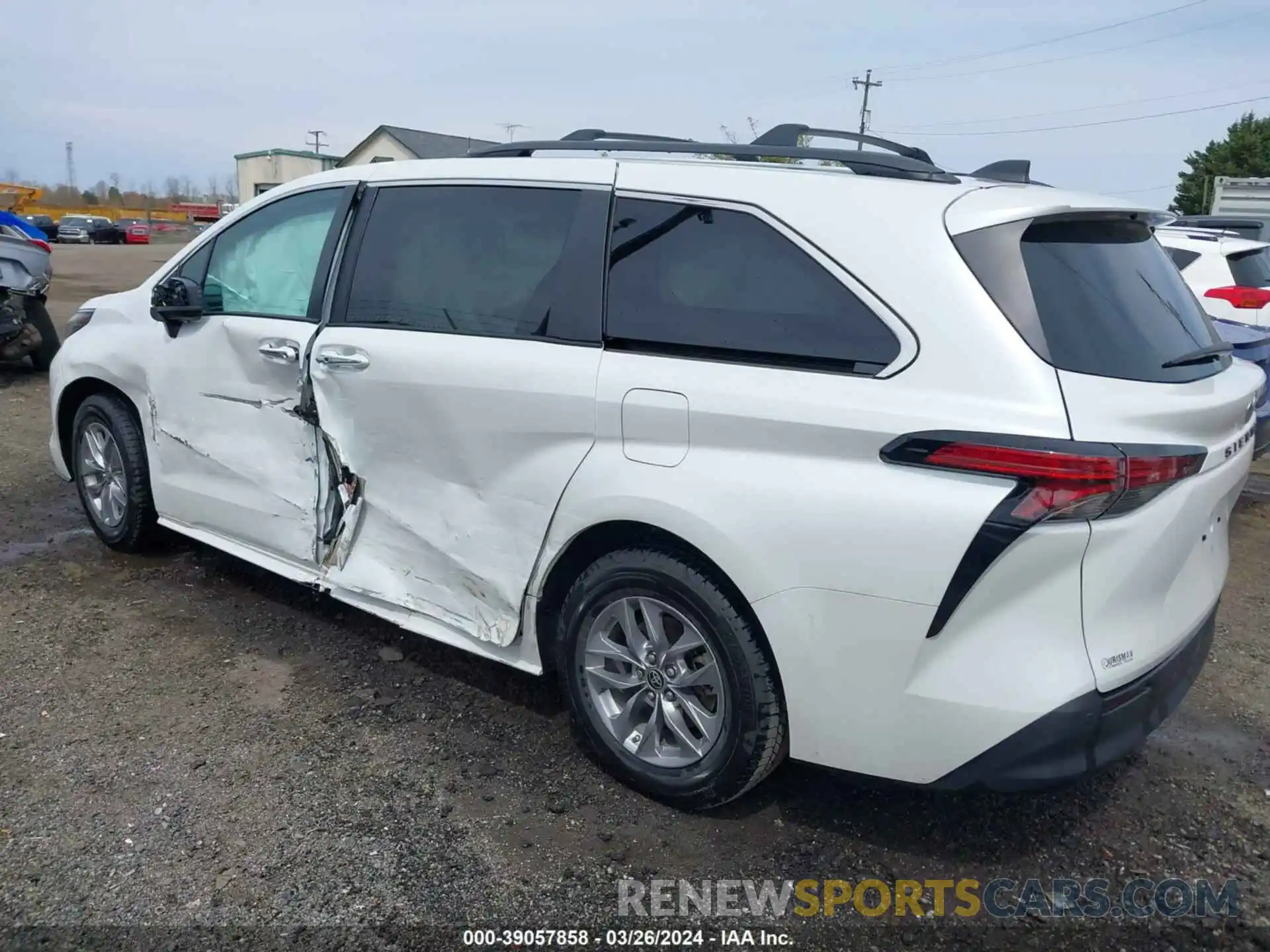 3 Фотография поврежденного автомобиля 5TDJRKEC2NS084870 TOYOTA SIENNA 2022