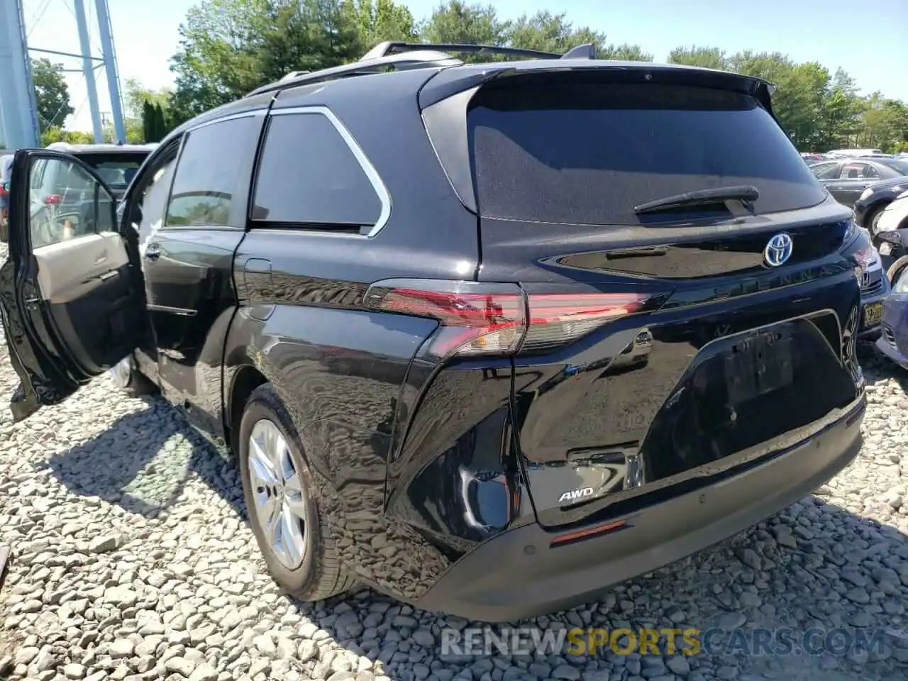 3 Photograph of a damaged car 5TDJSKFC9NS049360 TOYOTA SIENNA 2022