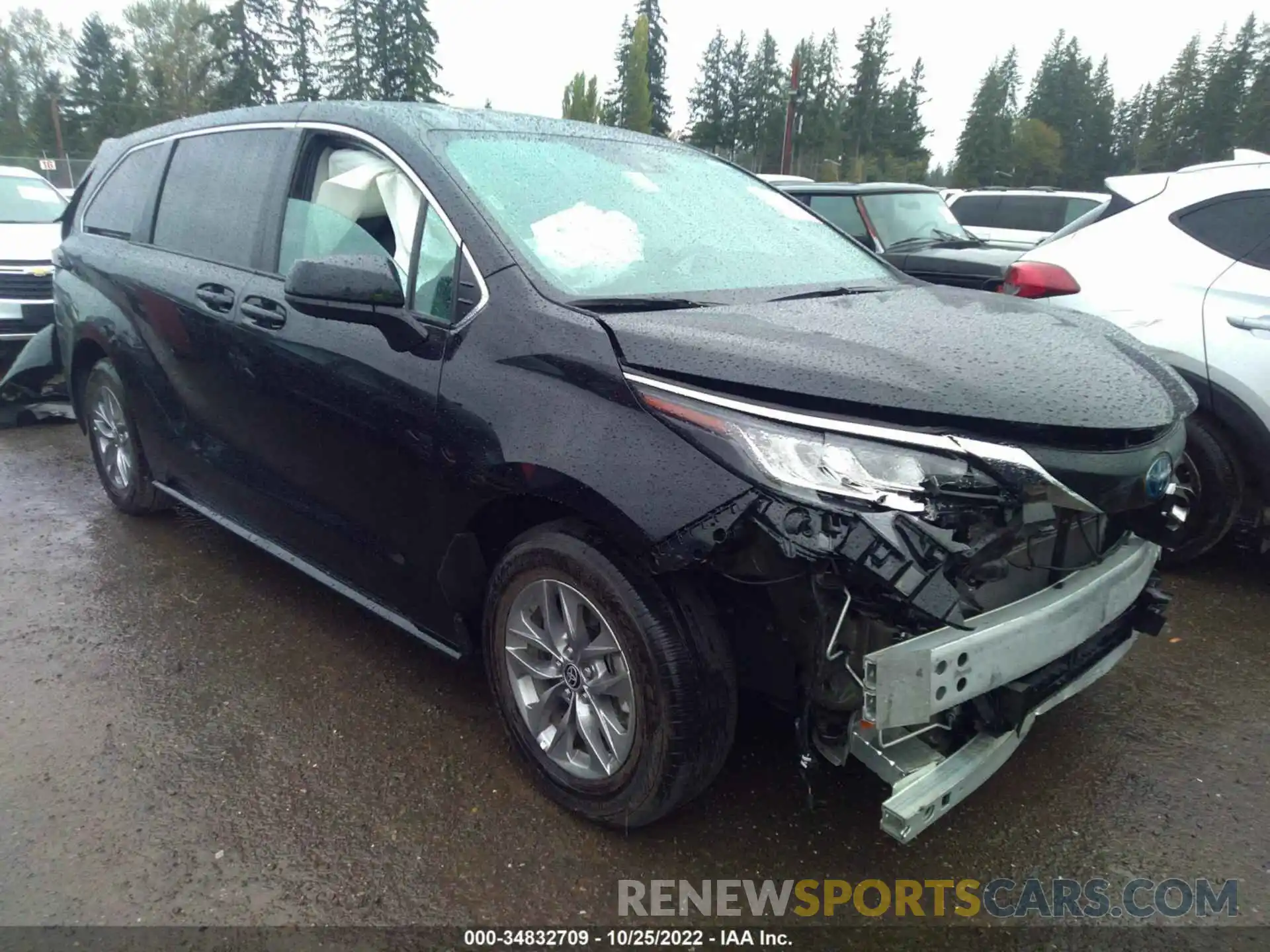 1 Photograph of a damaged car 5TDKRKEC0NS102612 TOYOTA SIENNA 2022