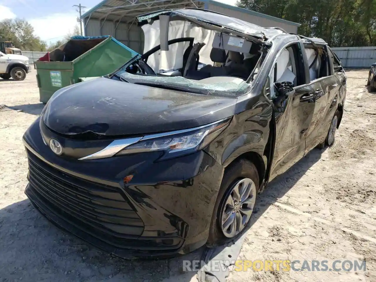 2 Фотография поврежденного автомобиля 5TDKRKEC1NS075081 TOYOTA SIENNA 2022