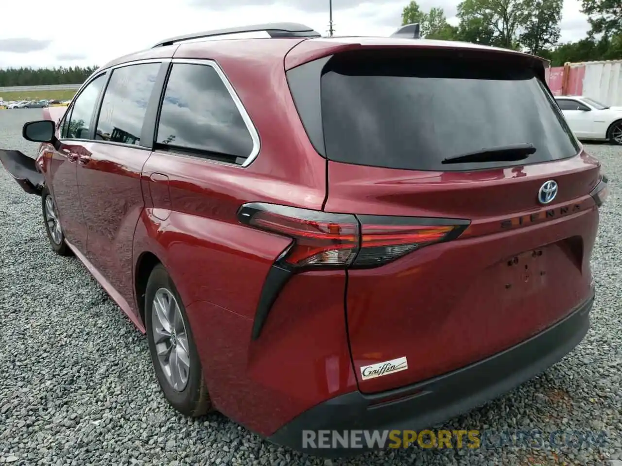 3 Photograph of a damaged car 5TDKRKEC1NS098179 TOYOTA SIENNA 2022