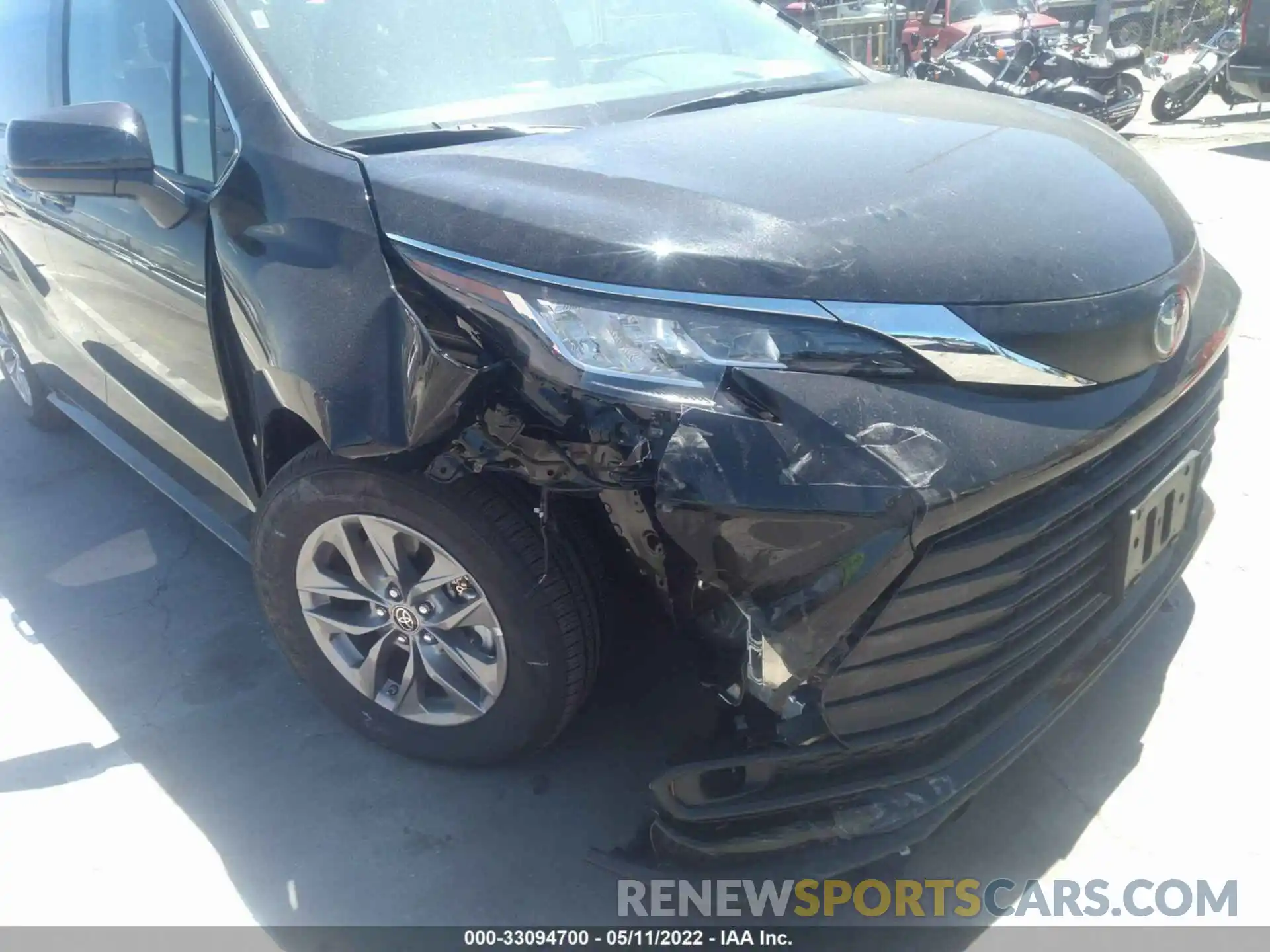 6 Фотография поврежденного автомобиля 5TDKRKEC1NS107267 TOYOTA SIENNA 2022