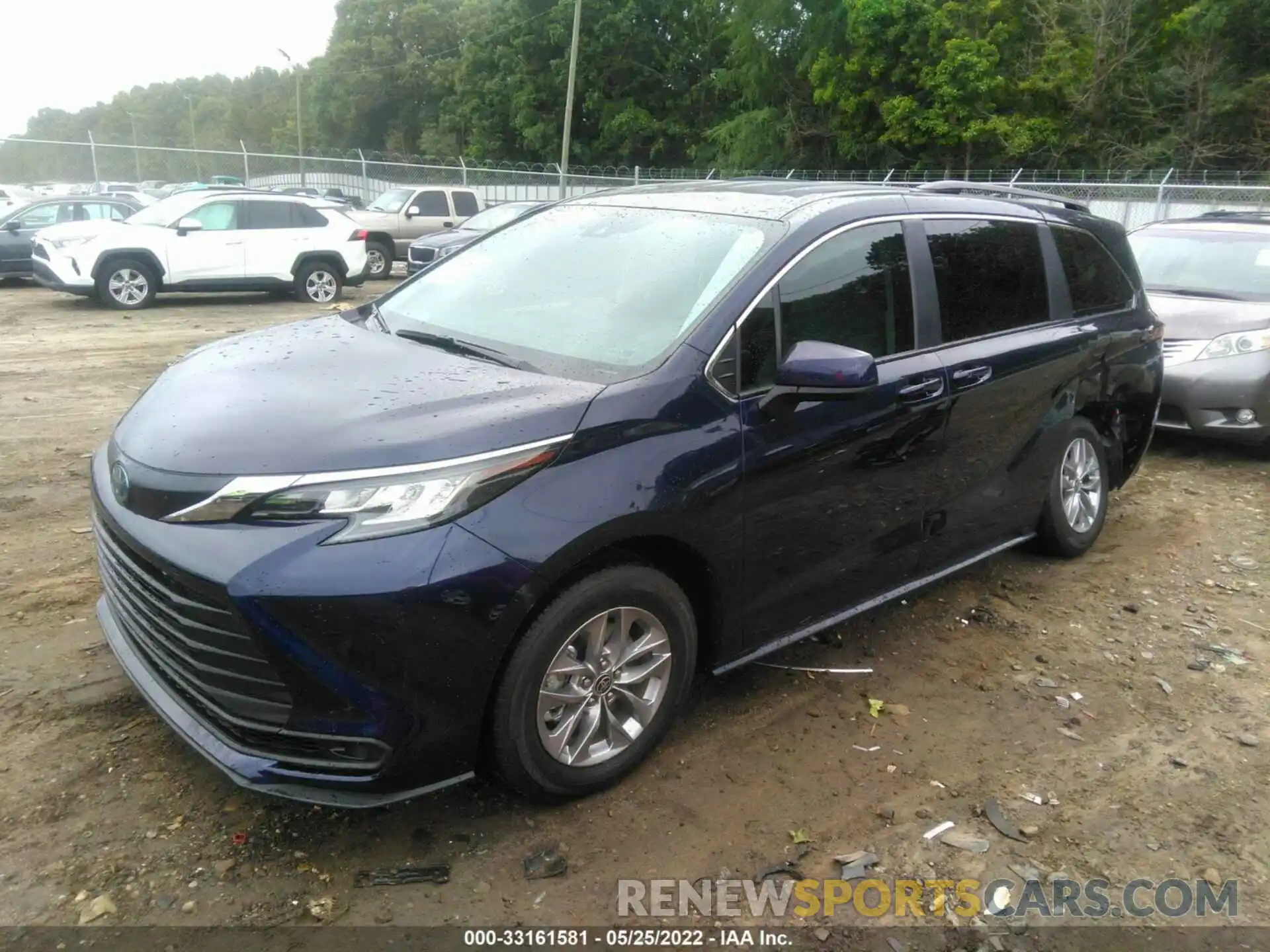 2 Фотография поврежденного автомобиля 5TDKRKEC3NS098927 TOYOTA SIENNA 2022