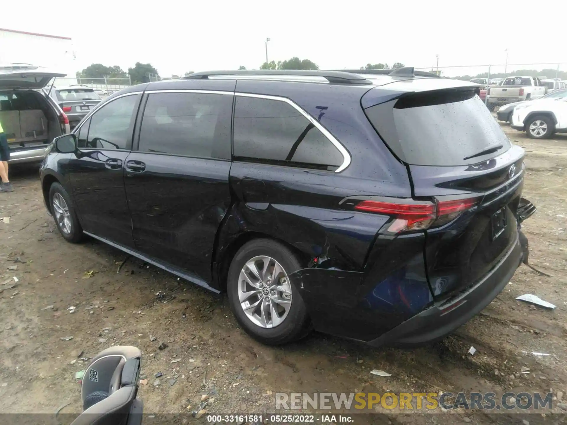 3 Фотография поврежденного автомобиля 5TDKRKEC3NS098927 TOYOTA SIENNA 2022