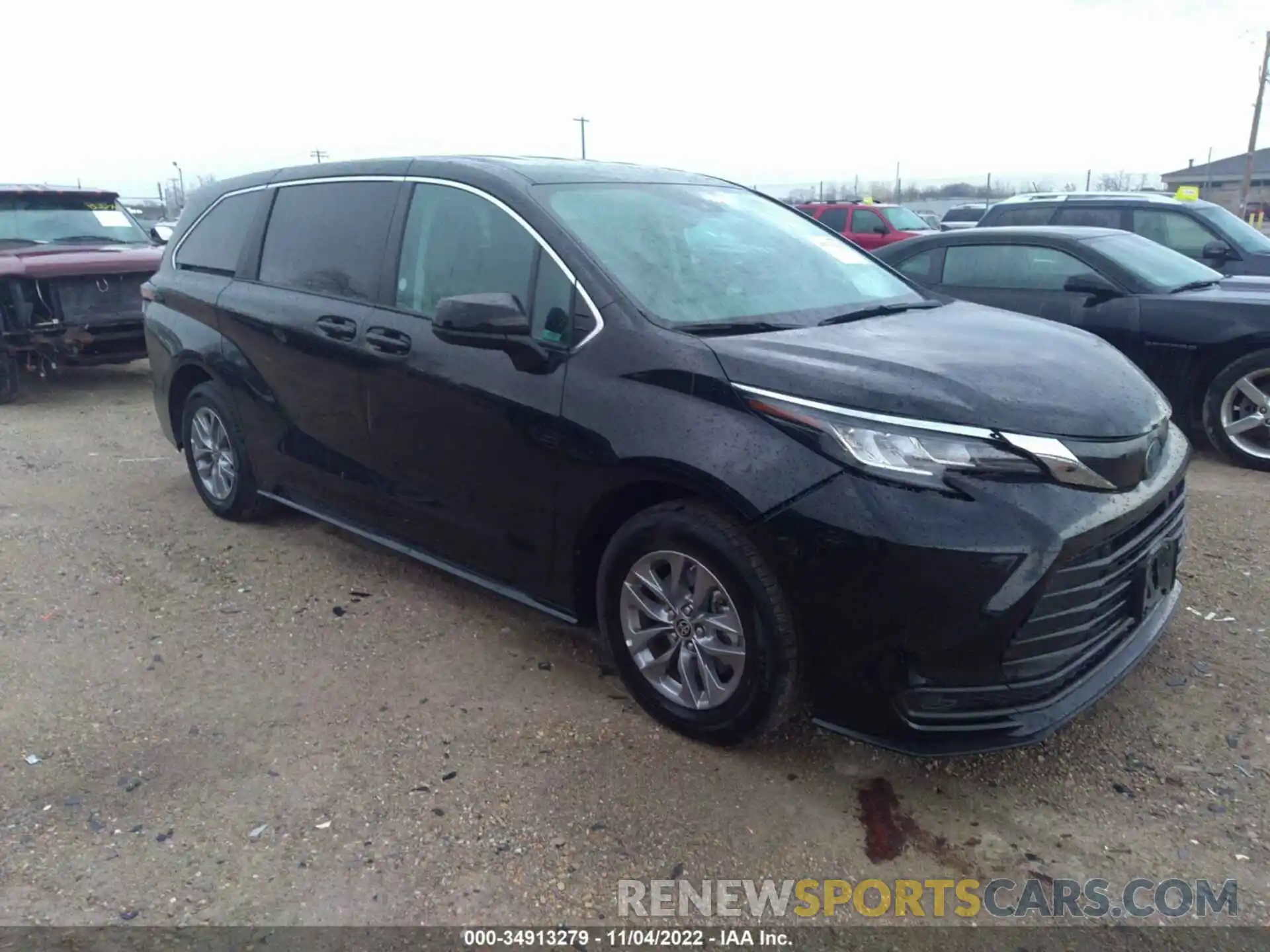 1 Photograph of a damaged car 5TDKRKEC4NS105528 TOYOTA SIENNA 2022