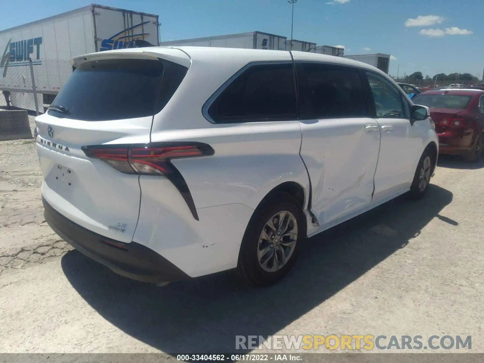 4 Фотография поврежденного автомобиля 5TDKRKEC4NS115041 TOYOTA SIENNA 2022