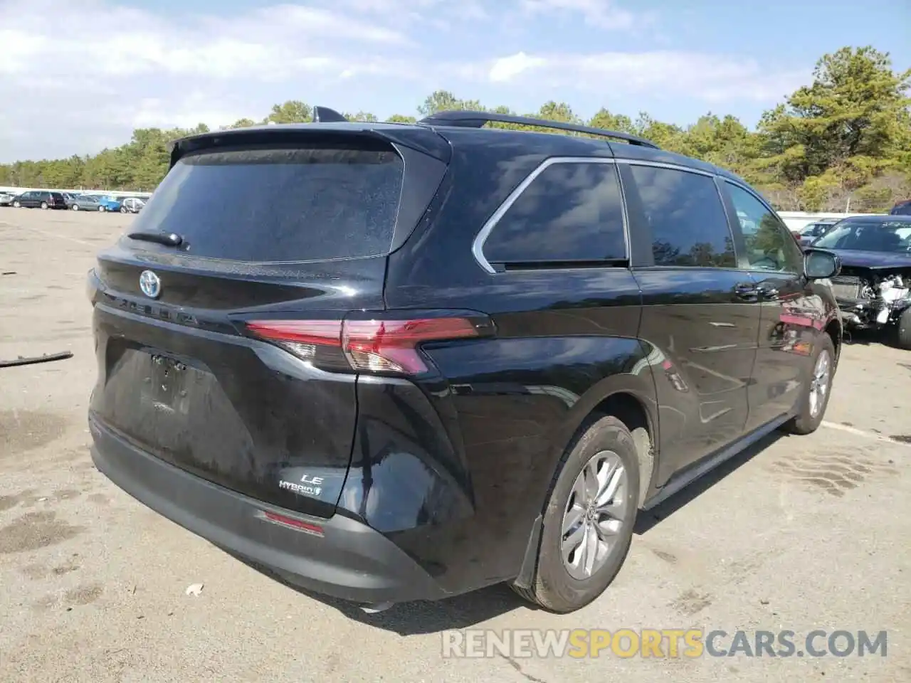 4 Фотография поврежденного автомобиля 5TDKRKEC7NS086697 TOYOTA SIENNA 2022