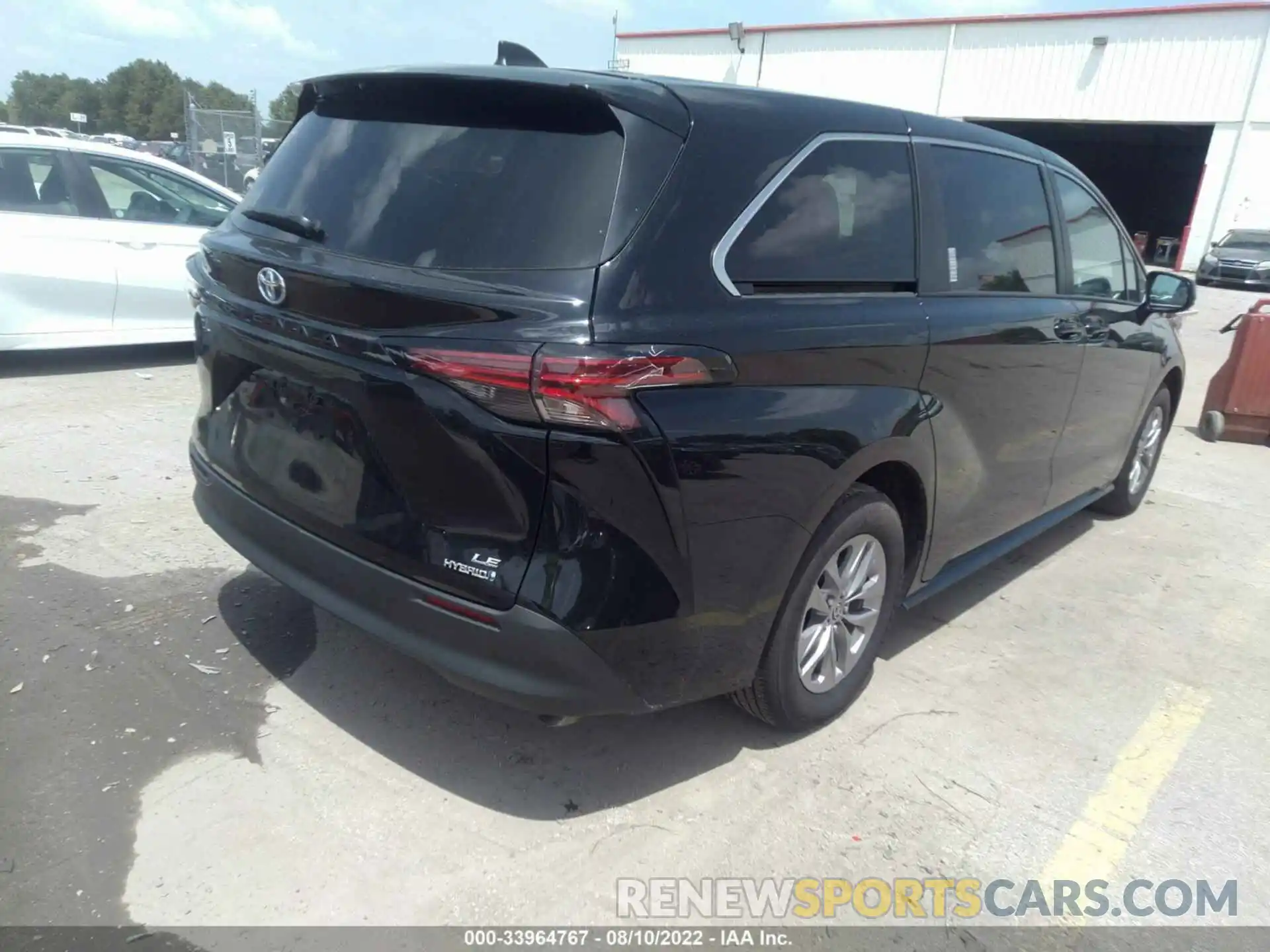 4 Фотография поврежденного автомобиля 5TDKRKEC7NS101862 TOYOTA SIENNA 2022